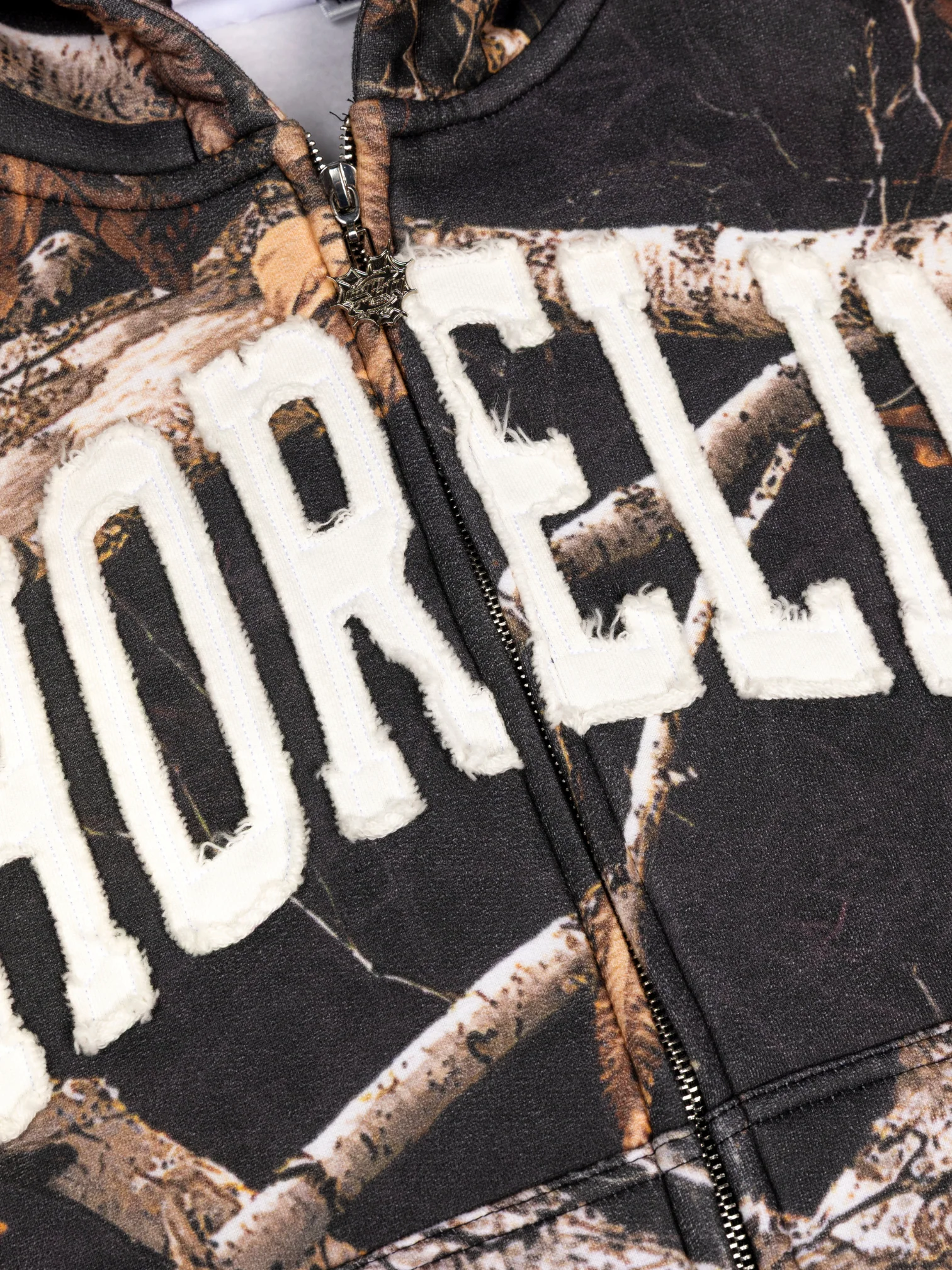 CAP CITY X SHORELINE MAFIA BLACK CAMO ZIP UP HOODIE -UNISEX - Image 7