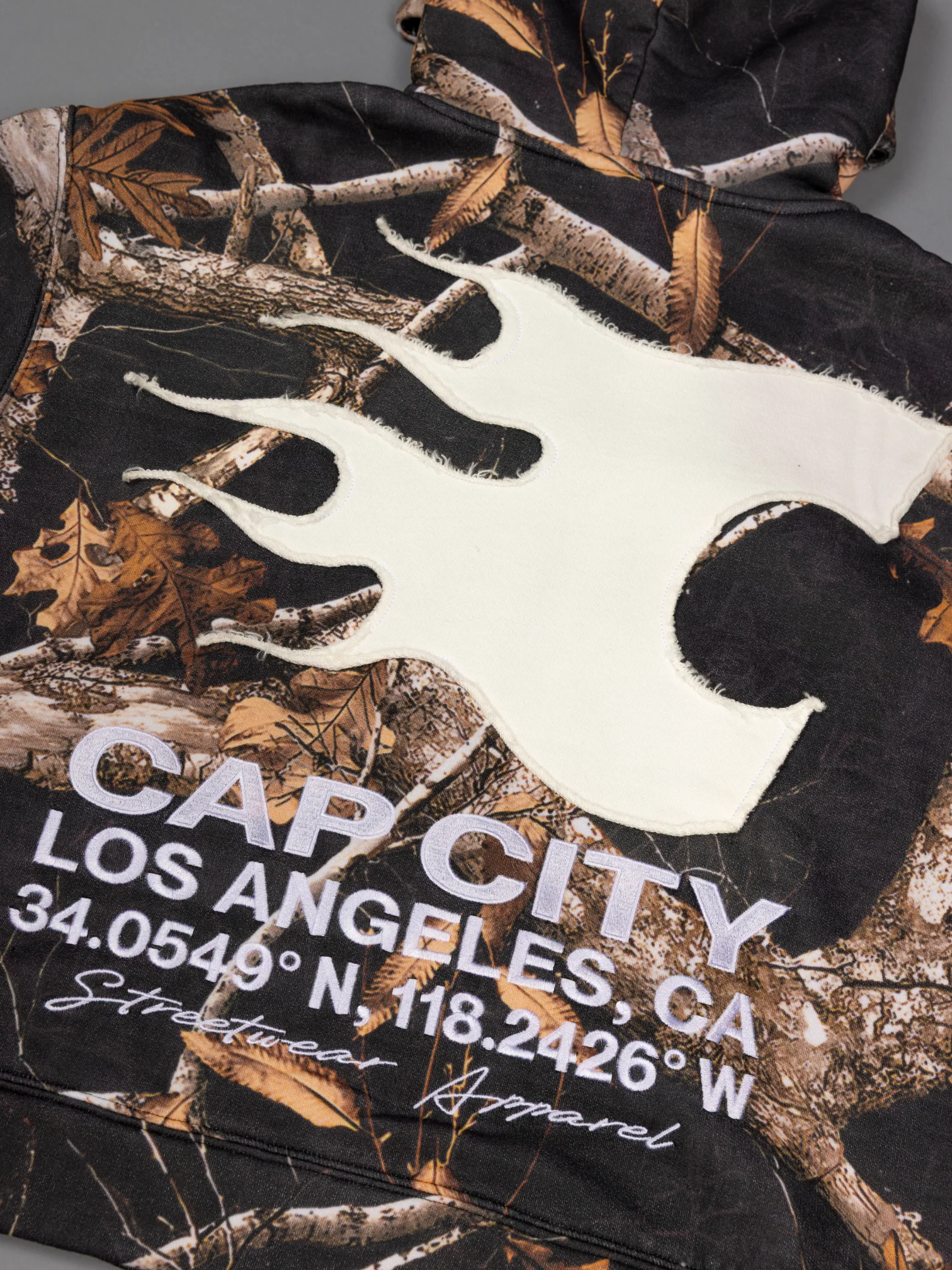 CAP CITY X SHORELINE MAFIA BLACK CAMO ZIP UP HOODIE -UNISEX - Image 9