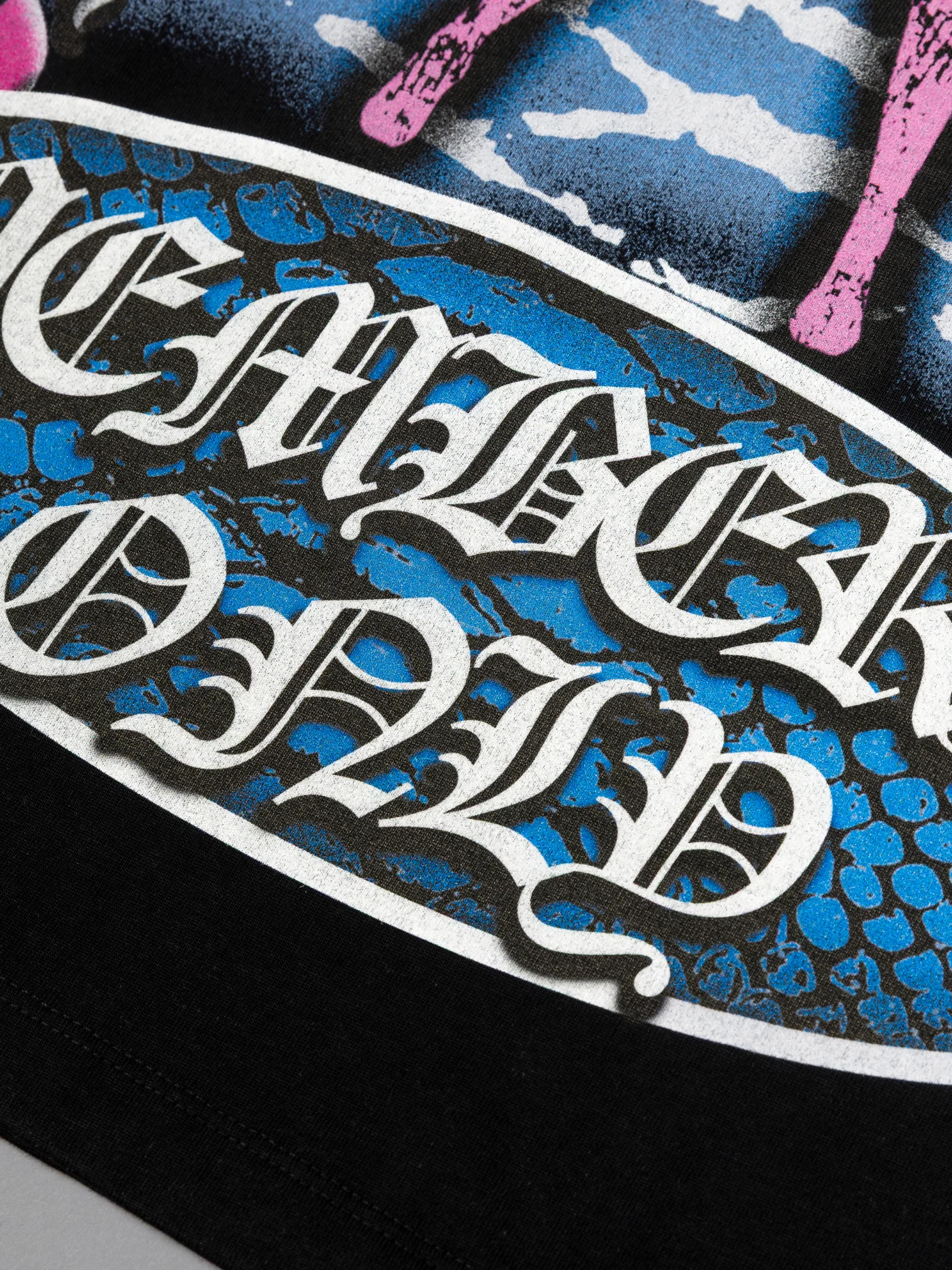 CAP CITY X SHORELINE MAFIA BLACK/COTTON CANDY MEMBERS ONLY TEE - UNISEX - Image 6