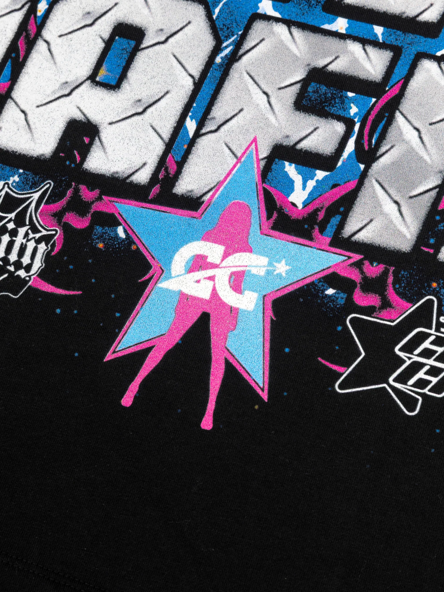 CAP CITY X SHORELINE MAFIA BLACK/COTTON CANDY MEMBERS ONLY TEE - UNISEX - Image 9