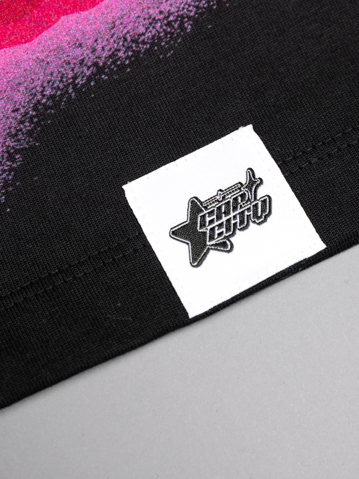 CAP CITY X SHORELINE MAFIA BLACK/PINK AIR BRUSH TEE - UNISEX - Image 8