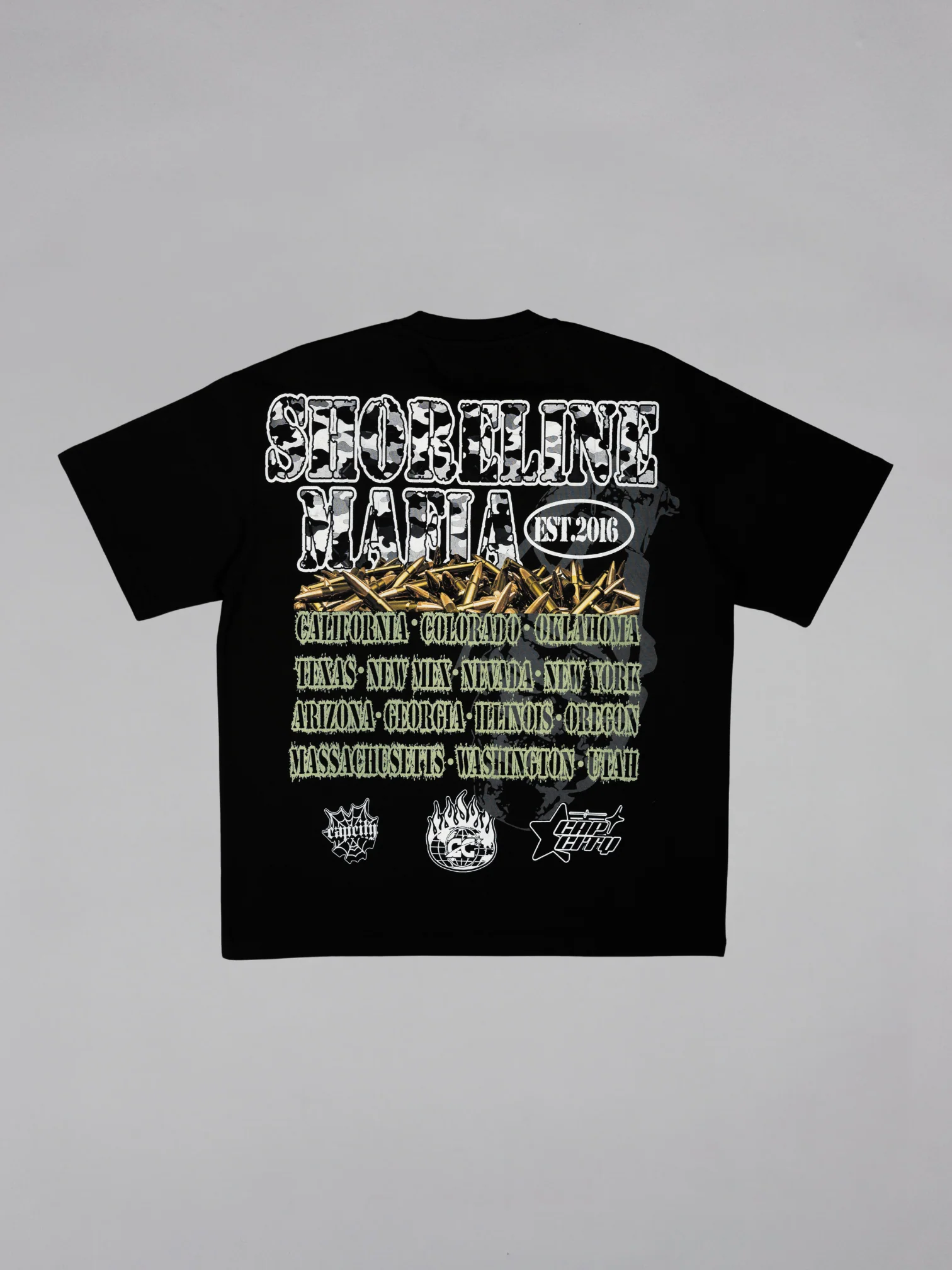 CAP CITY X SHORELINE MAFIA BLACK TANK TEE - UNISEX - Image 6