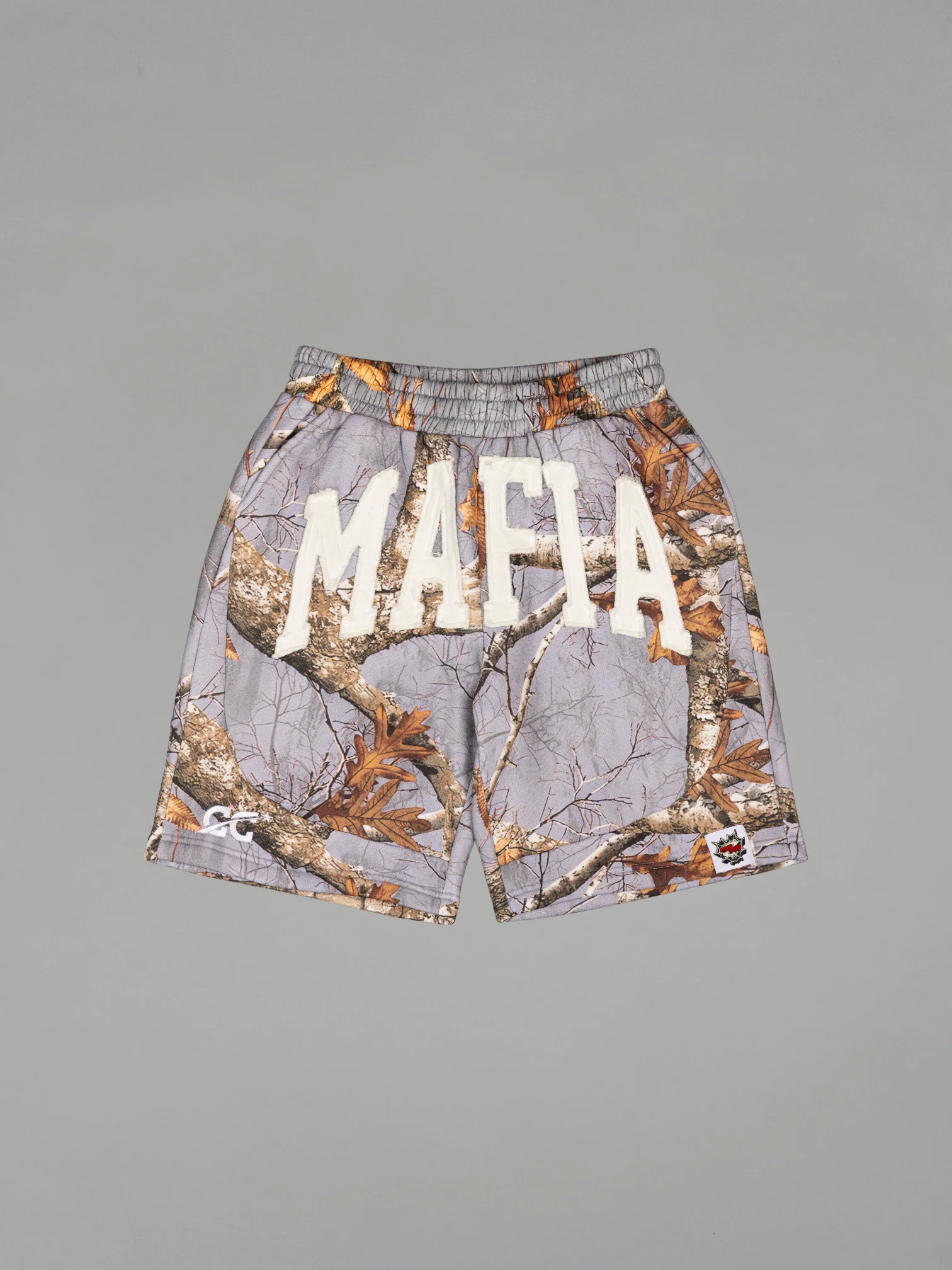 CAP CITY X SHORELINE MAFIA GREY CAMO SHORTS - UNISEX - Image 4