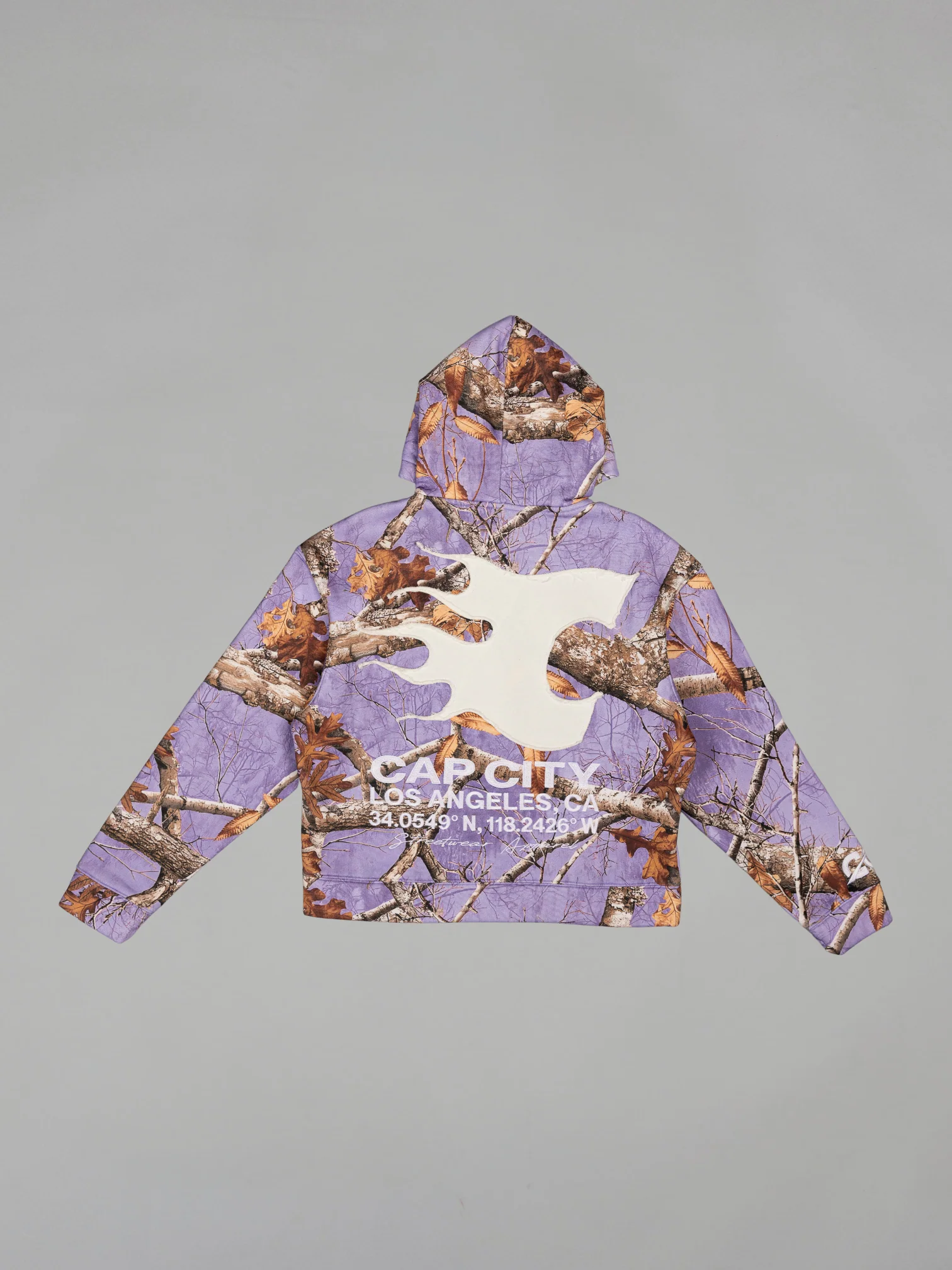 CAP CITY X SHORELINE MAFIA LAVENDER CAMO ZIP UP HOODIE -UNISEX - Image 5