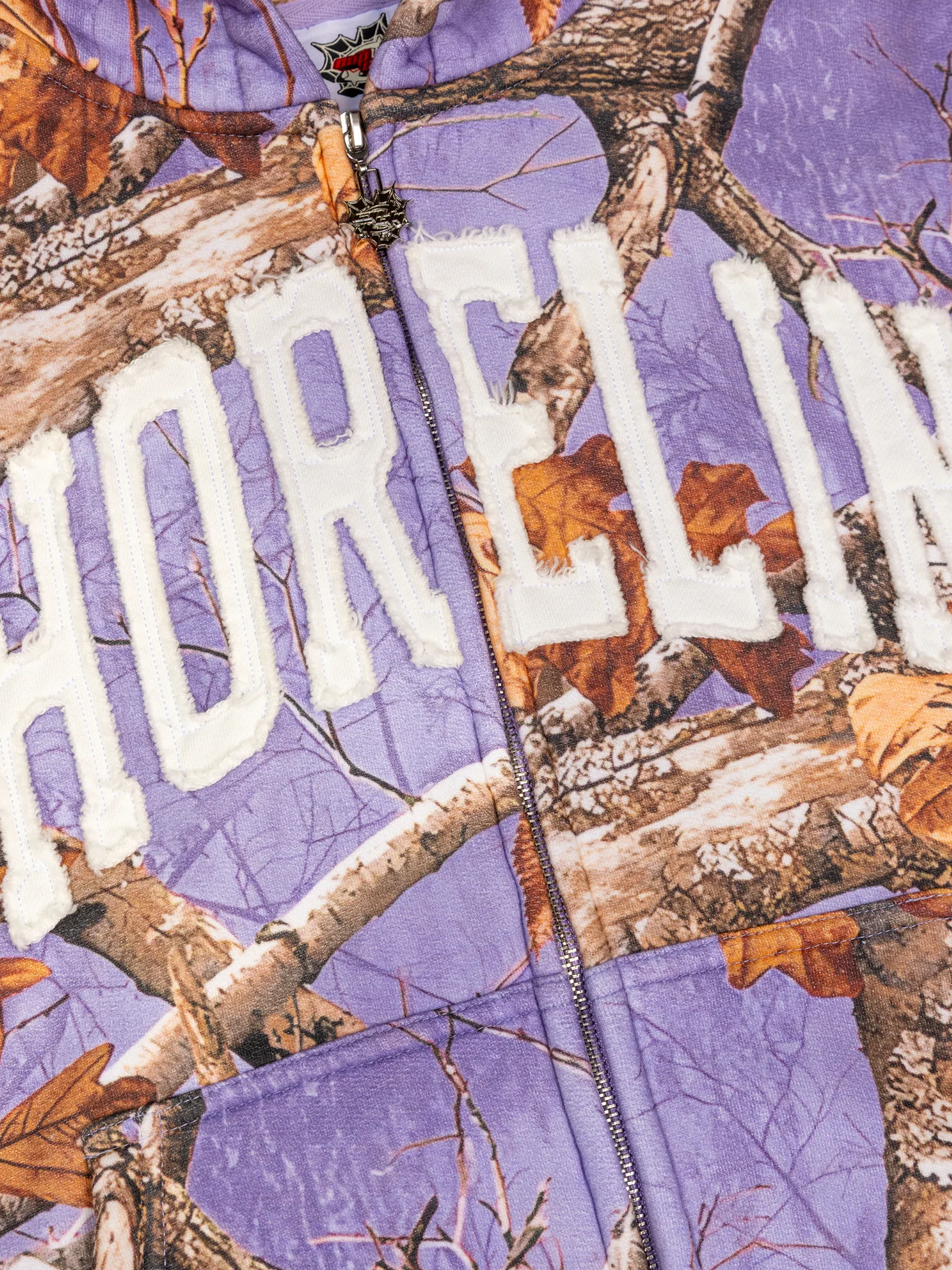 CAP CITY X SHORELINE MAFIA LAVENDER CAMO ZIP UP HOODIE -UNISEX - Image 7