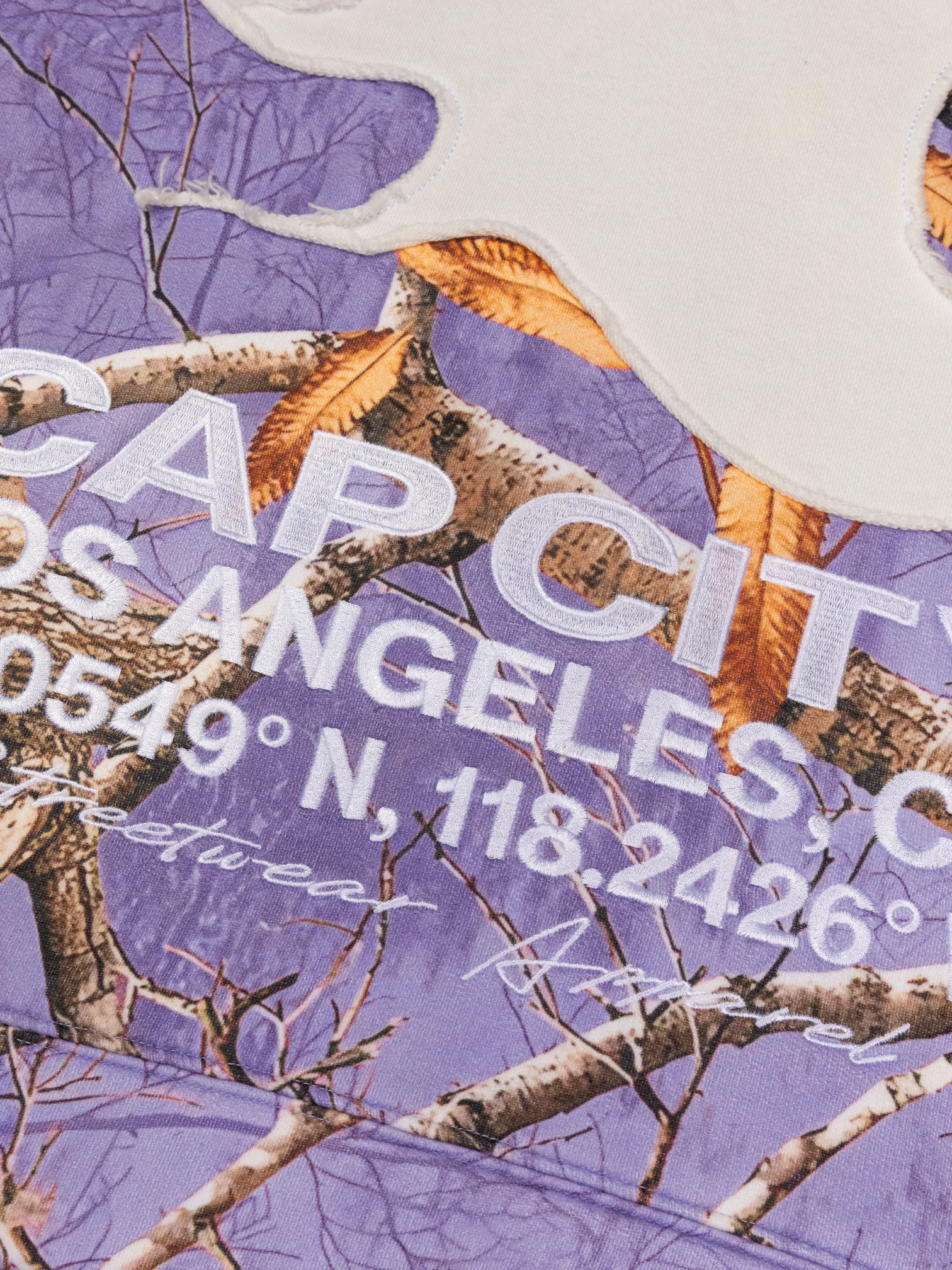 CAP CITY X SHORELINE MAFIA LAVENDER CAMO ZIP UP HOODIE -UNISEX - Image 8