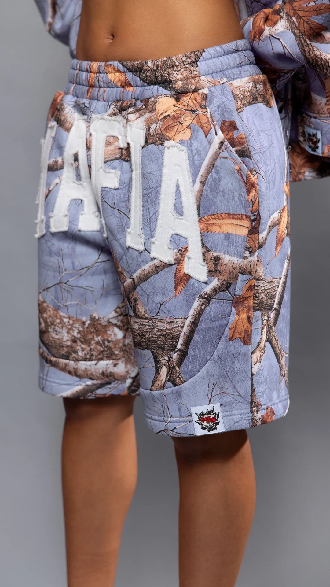 CAP CITY X SHORELINE MAFIA LAVENDER CAMO SHORTS - UNISEX - Image 3