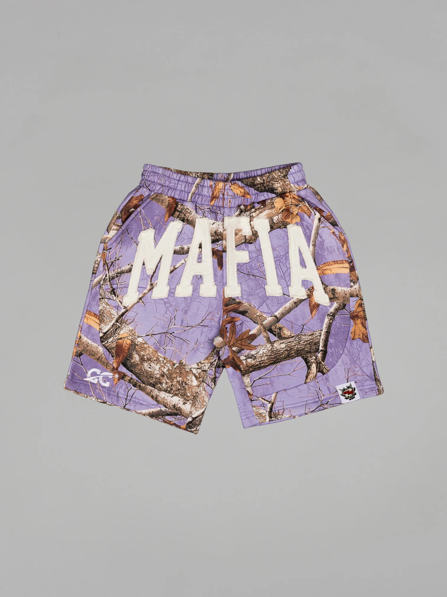 CAP CITY X SHORELINE MAFIA LAVENDER CAMO SHORTS - UNISEX - Image 5