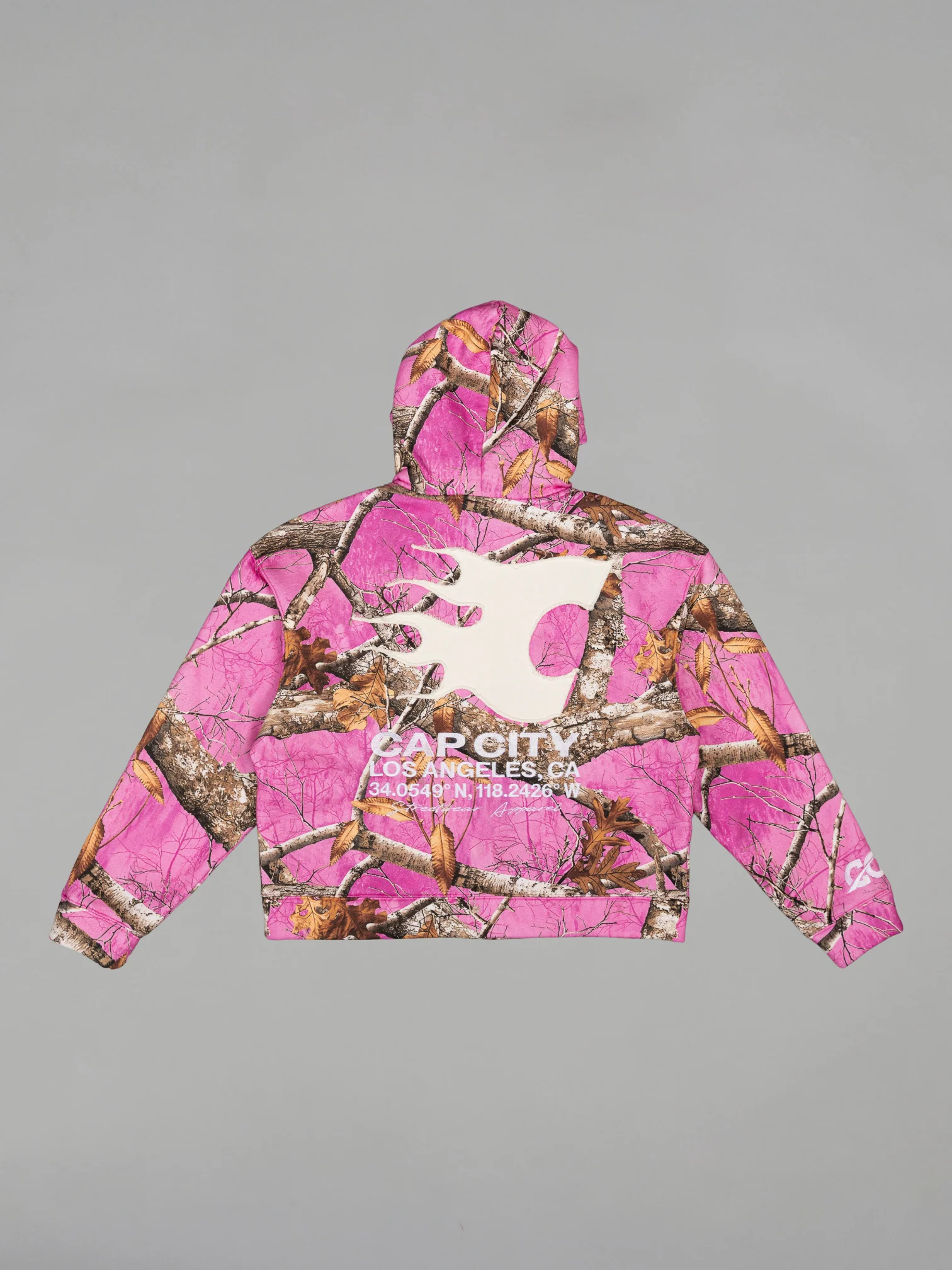 CAP CITY X SHORELINE MAFIA PINK CAMO ZIP UP HOODIE - UNISEX - Image 5