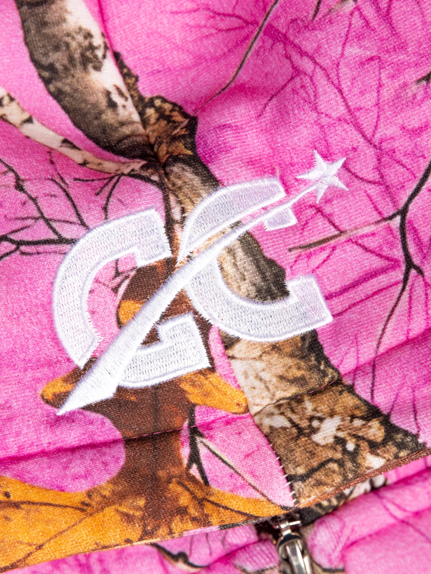 CAP CITY X SHORELINE MAFIA PINK CAMO ZIP UP HOODIE - UNISEX - Image 7