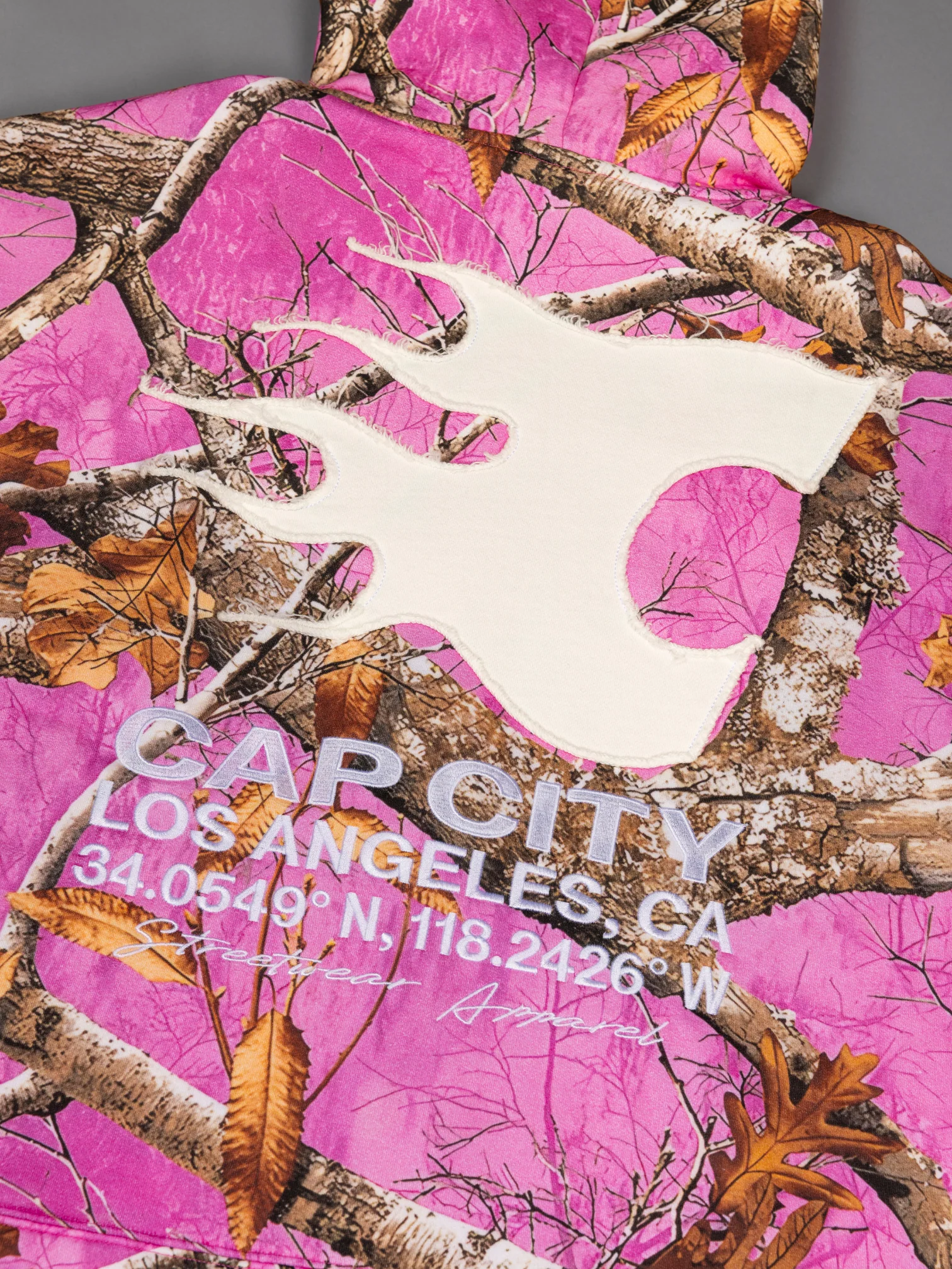 CAP CITY X SHORELINE MAFIA PINK CAMO ZIP UP HOODIE - UNISEX - Image 9