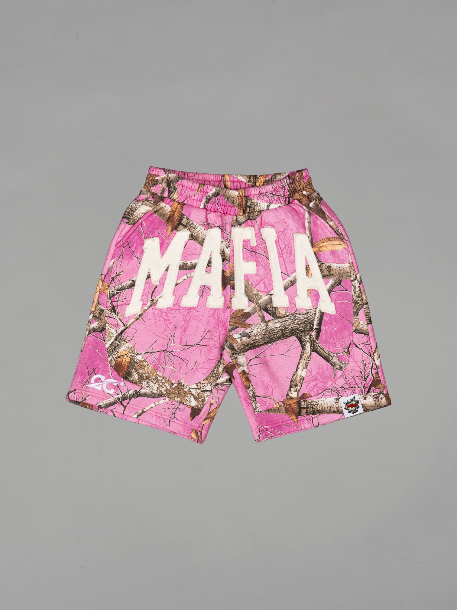 CAP CITY X SHORELINE MAFIA PINK CAMO SHORTS - UNISEX - Image 5