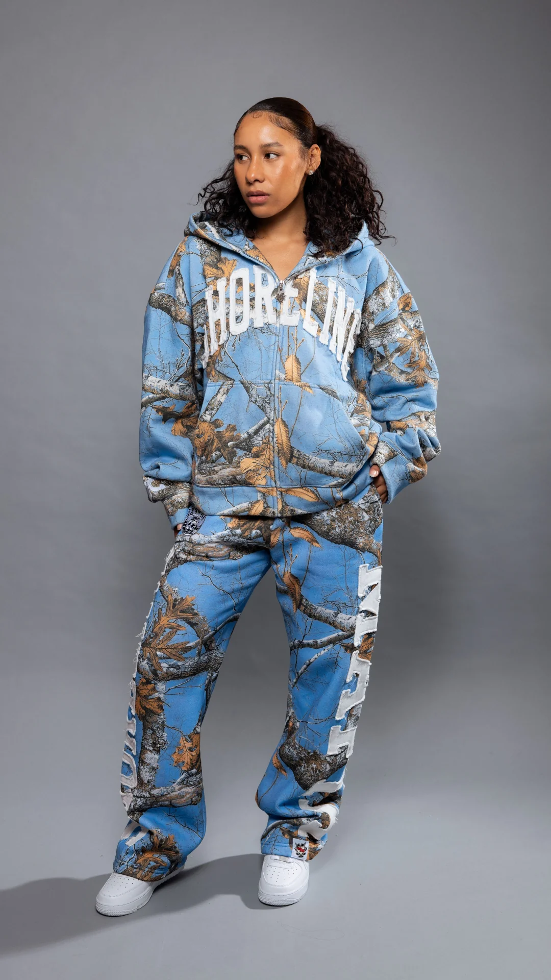 CAP CITY X SHORELINE MAFIA SKY BLUE CAMO PANTS - UNISEX - Image 9