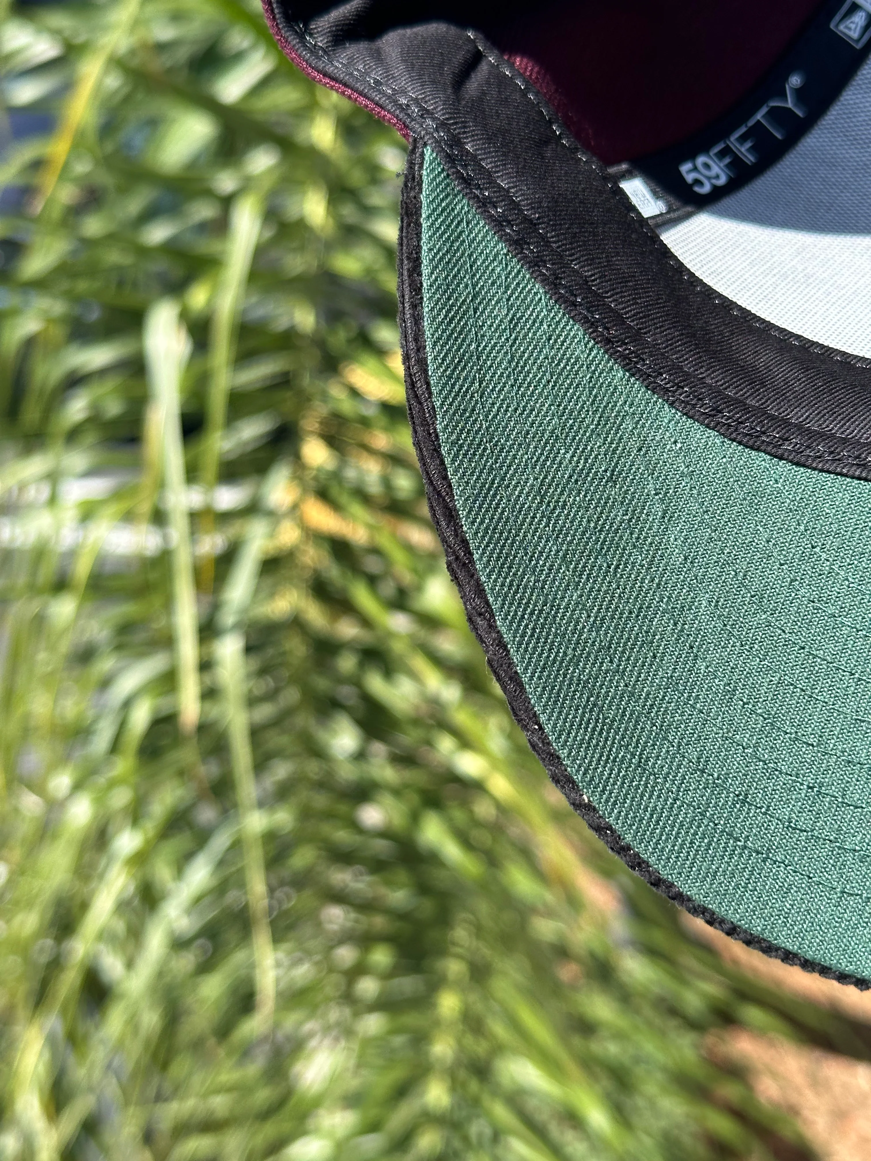 NEW ERA EXCLUSIVE 59FIFTY BURGUNDY/CORDUROY TOROS DE TIJUANA TWO TONE - Image 7