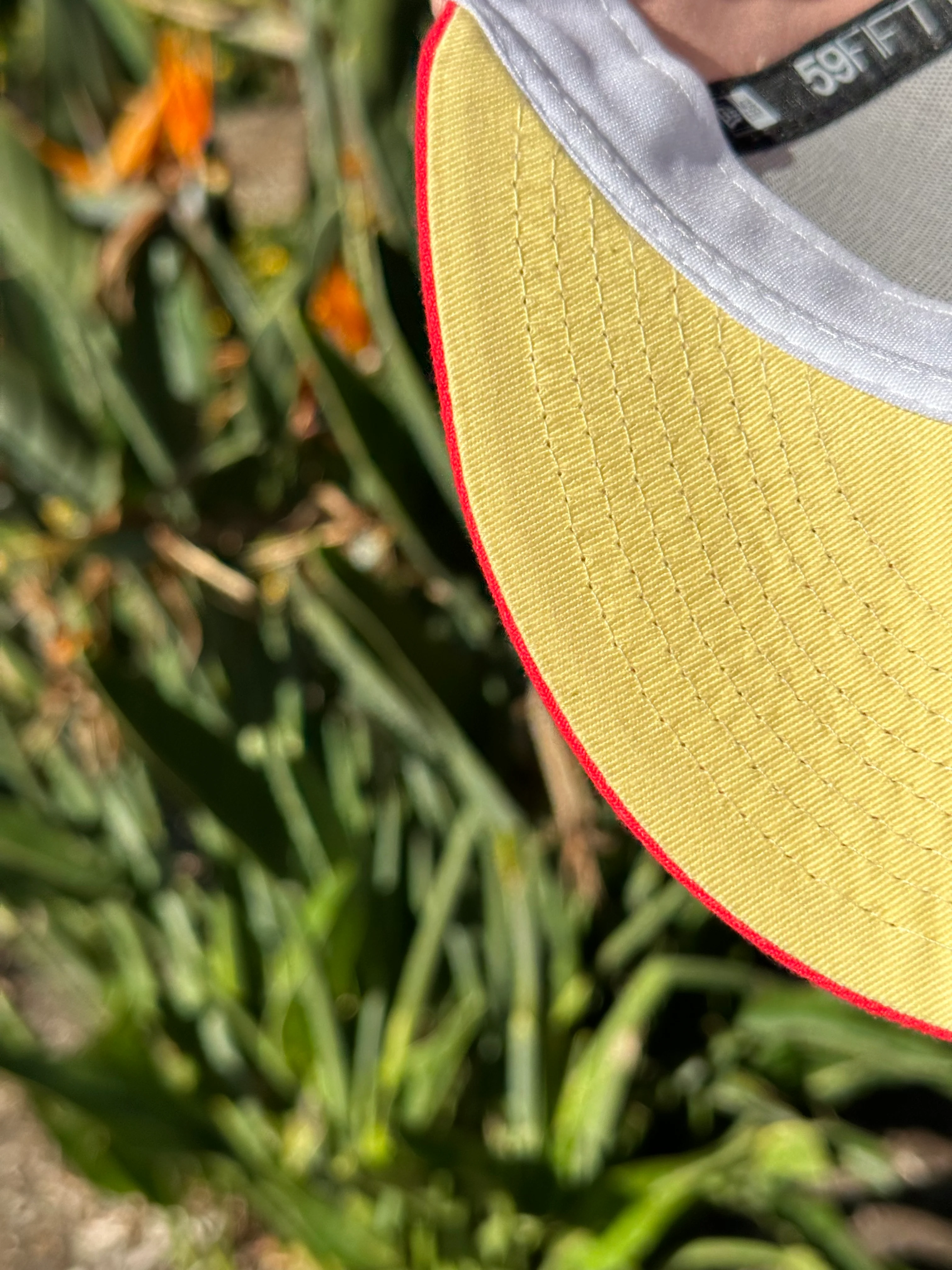 NEW ERA EXCLUSIVE 59FIFTY BLUSH/LAVA RED LOS ANGELES DODGERS W/ 2020 WORLD SERIES PATCH - Image 8