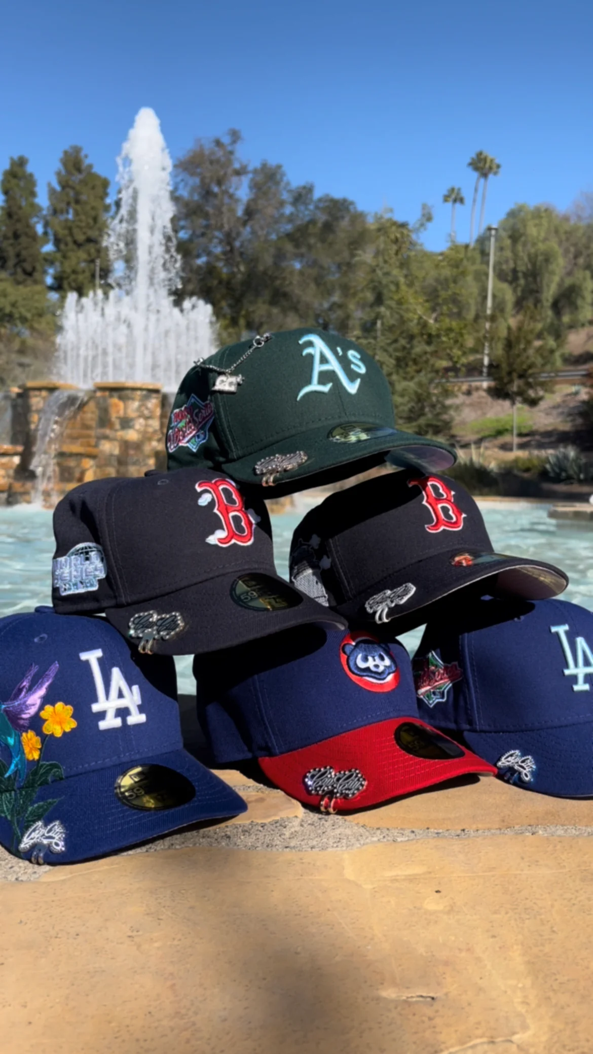 NEW ERA EXCLUSIVE 59FIFTY BLUE/RED CHICAGO CUBS FITTED - Image 4