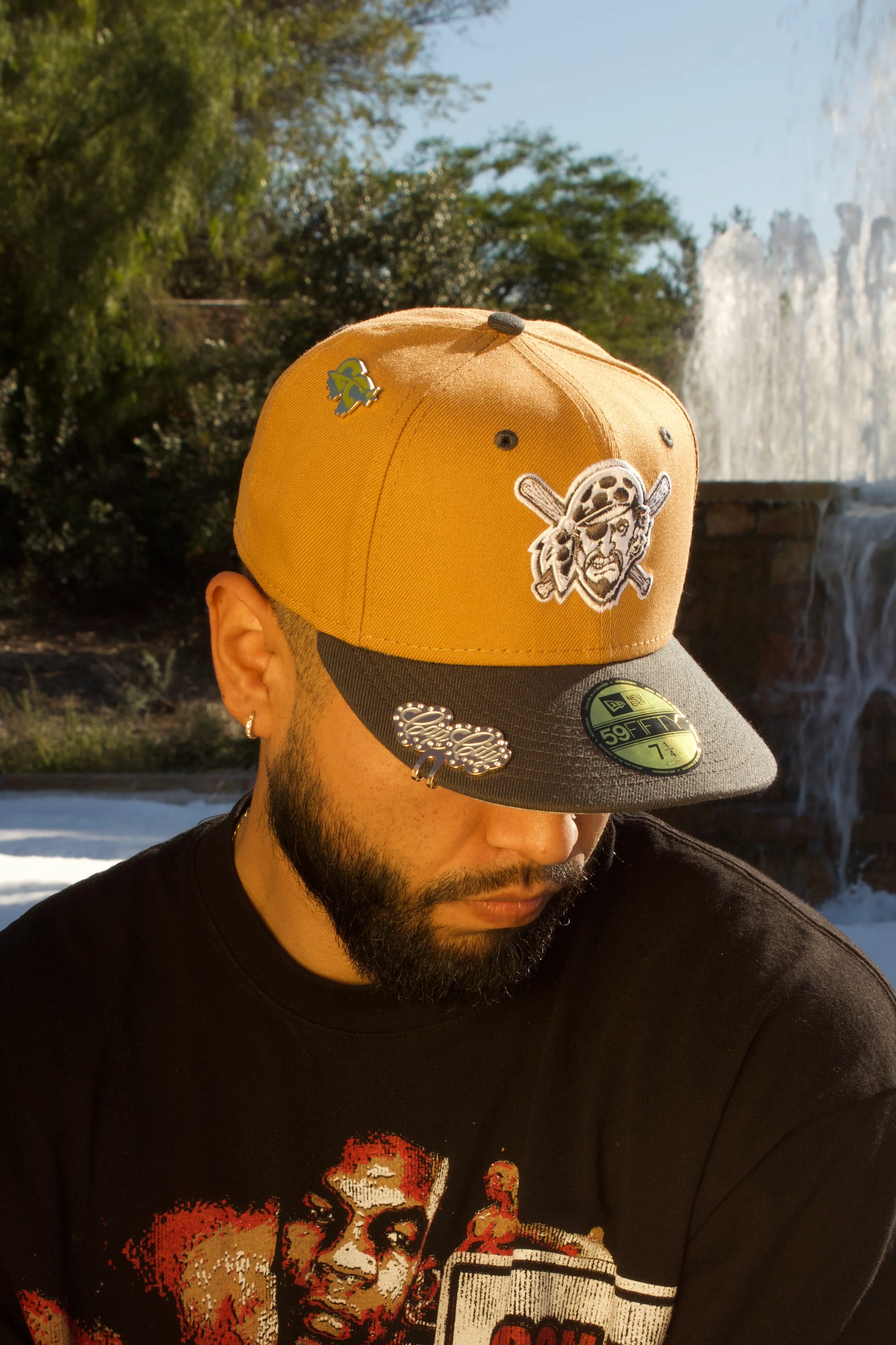 NEW ERA EXCLUSIVE 59FIFTY TAN/GREY PITTSBURGH PIRATES 2TONE COLOR PACK - Image 3