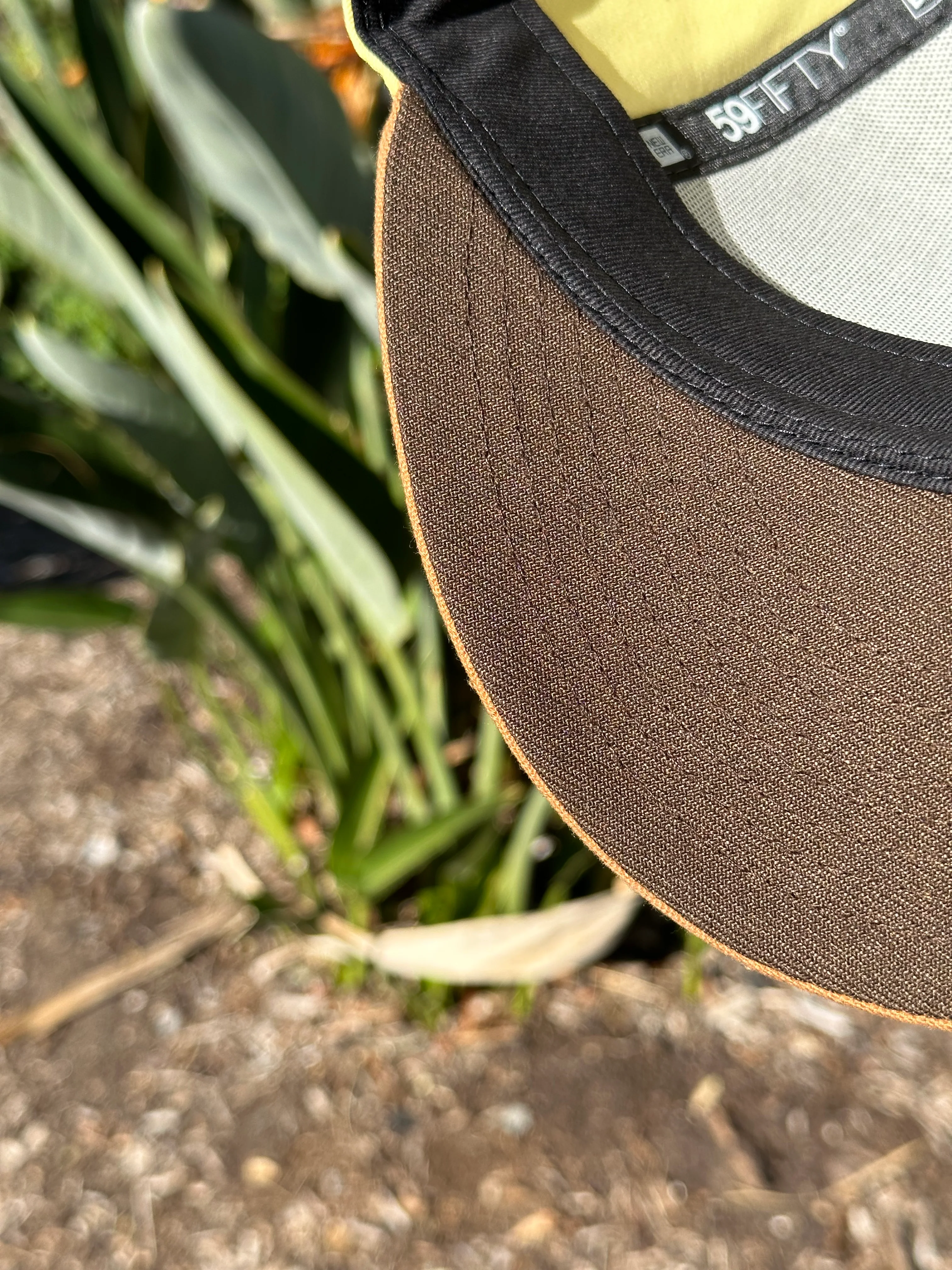 NEW ERA EXCLUSIVE 59FIFTY YELLOW/KHAKI CHICAGO CUBS W/ 1990 ALL STAR GAME PATCH - Image 7