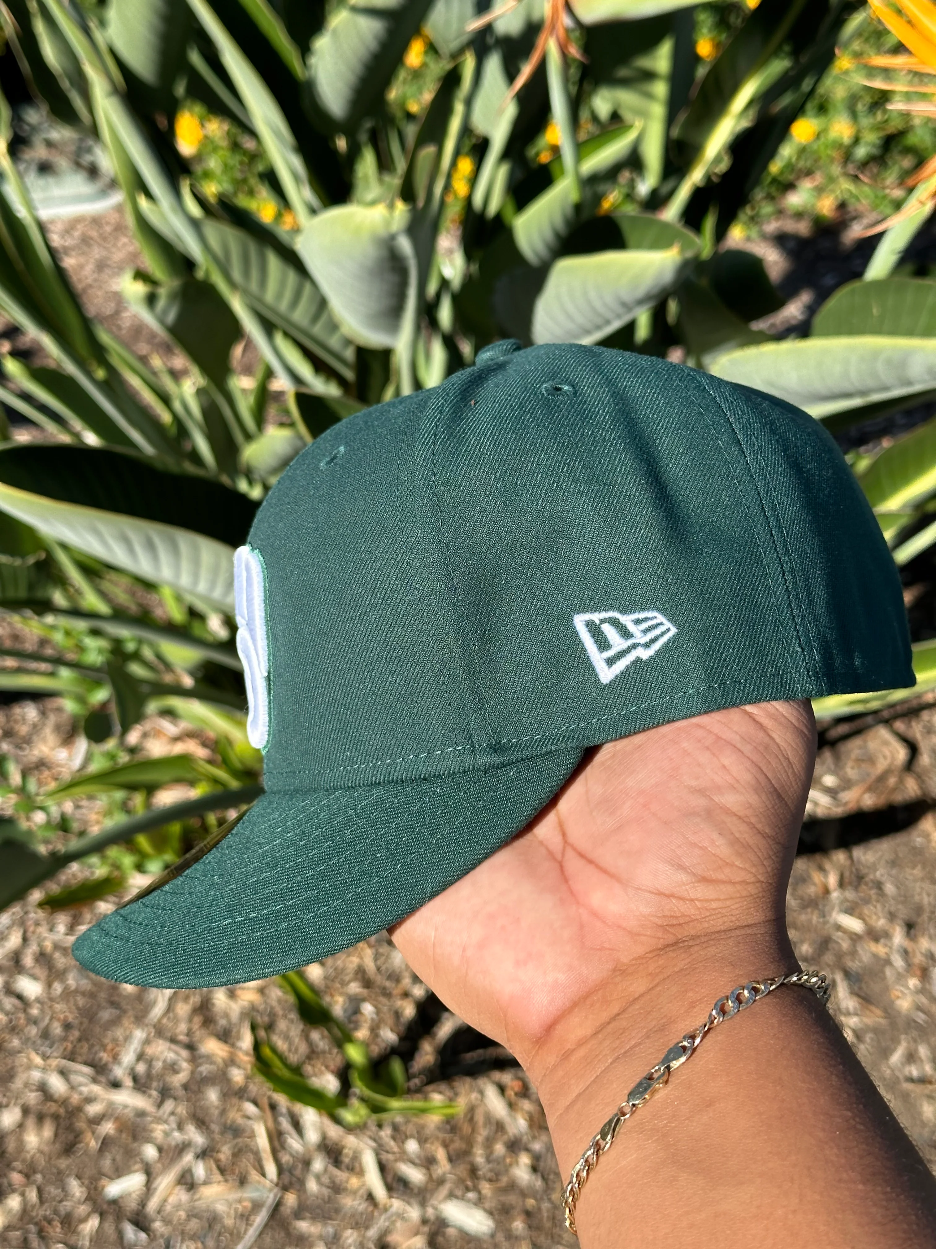 NEW ERA EXCLUSIVE NEW ERA 59FIFTY DARK GREEN MILWAUKEE BREWERS - Image 3