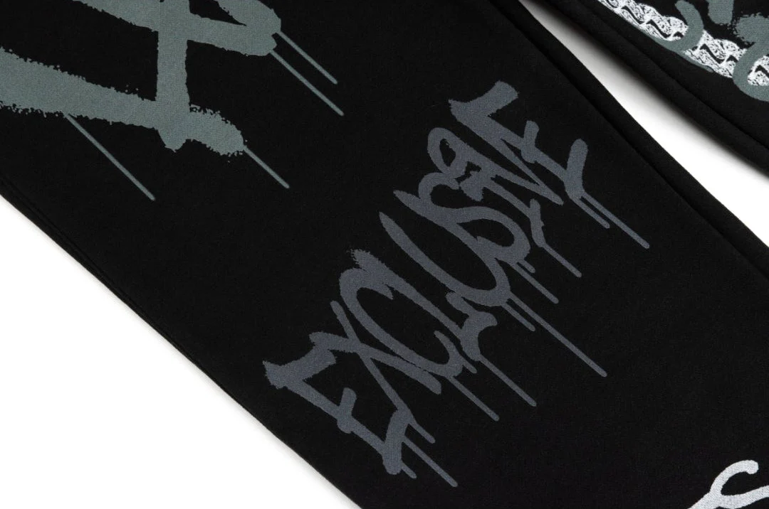 NEW* HERENCIA DE PATRONES x CAP CITY BLACK "CLIKA SHI" SWEATS - Image 3