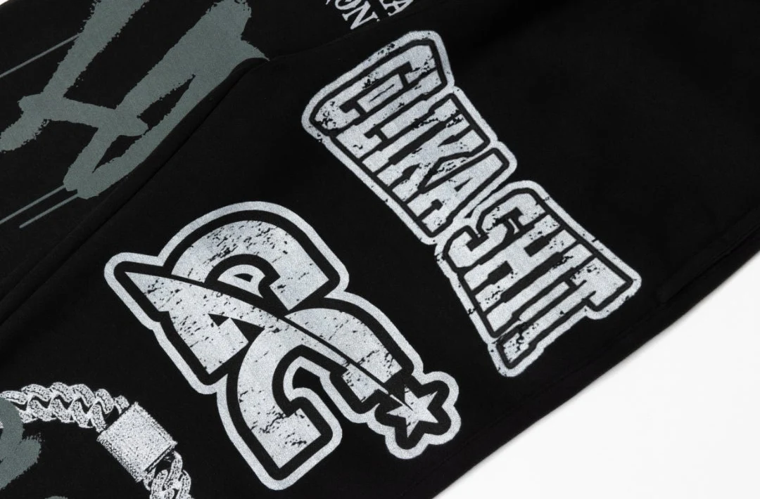 NEW* HERENCIA DE PATRONES x CAP CITY BLACK "CLIKA SHI" SWEATS - Image 5