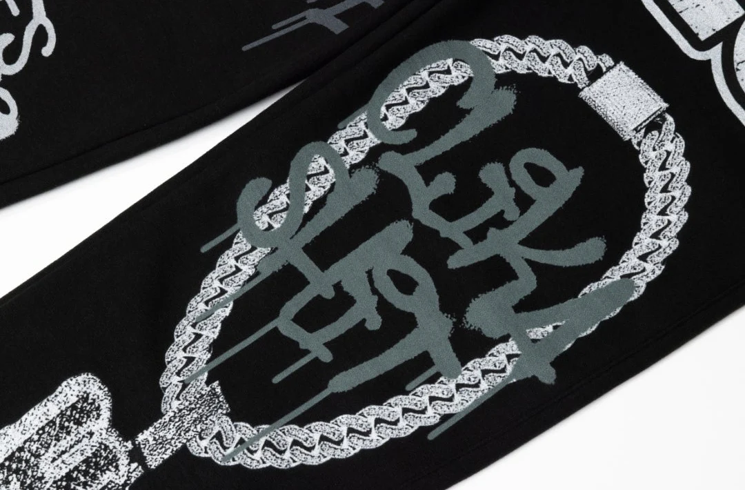 NEW* HERENCIA DE PATRONES x CAP CITY BLACK "CLIKA SHI" SWEATS - Image 7