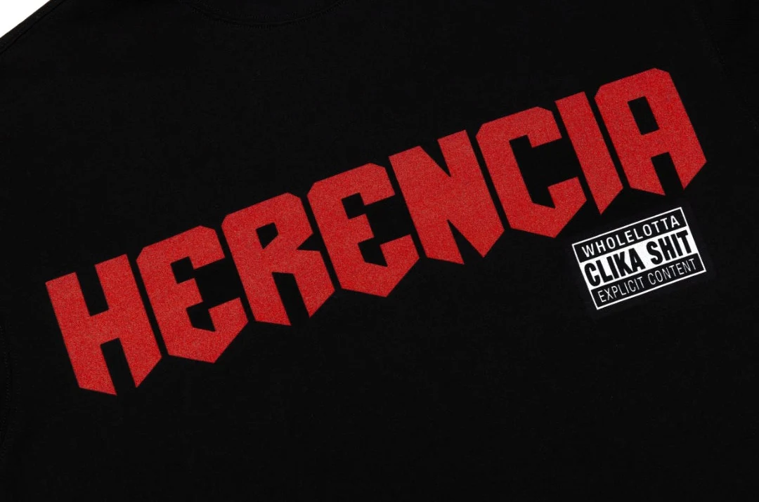 NEW* HERENCIA DE PATRONES x CAP CITY BLACK/RED HERENICA TEE - Image 3