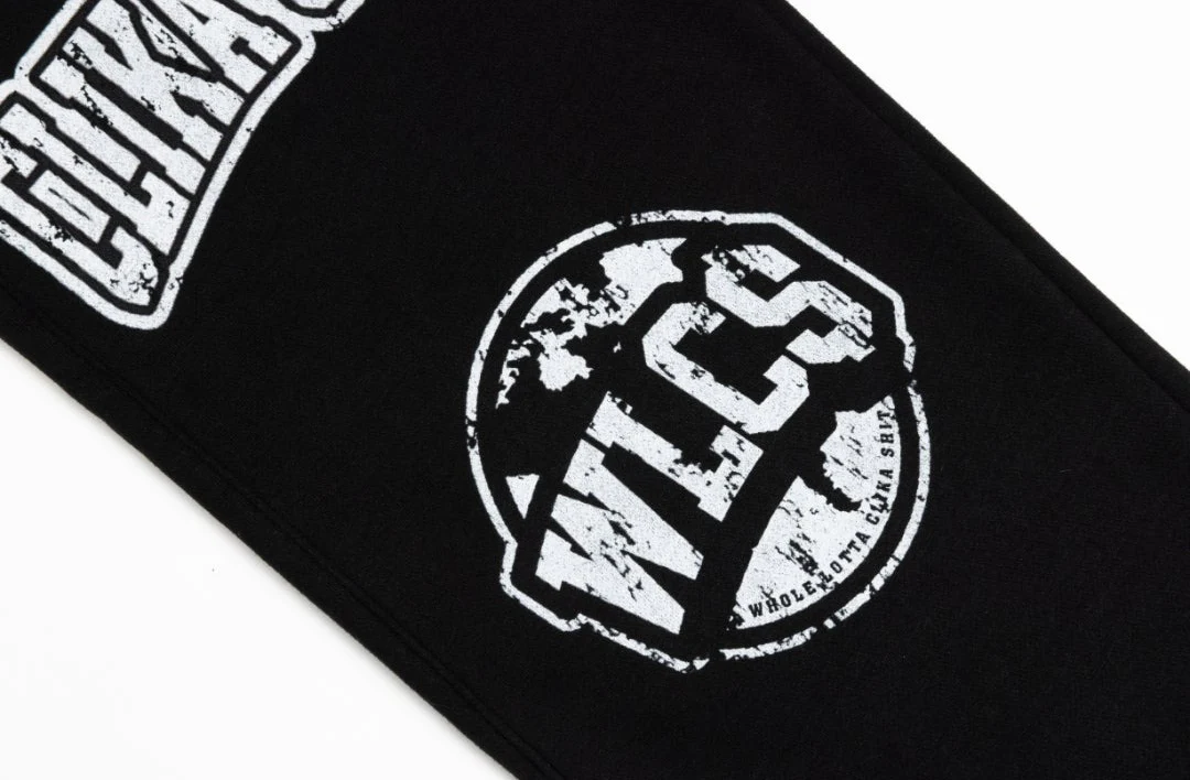 NEW* HERENCIA DE PATRONES x CAP CITY BLACK/RED "WHOLE LOTTA CLIKA SHI" SWEATS - Image 5