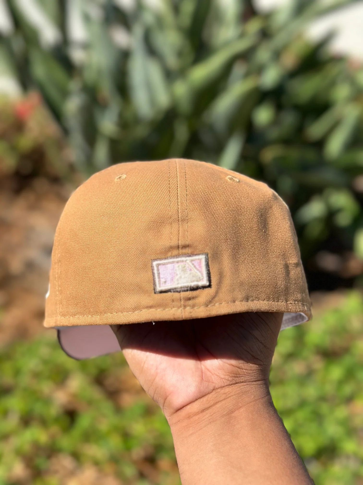 NEW ERA 59FIFTY TAN/WALNUT LOS ANGELES DODGERS W/ 1959 ALL STAR GAME SIDE PATCH - Image 6