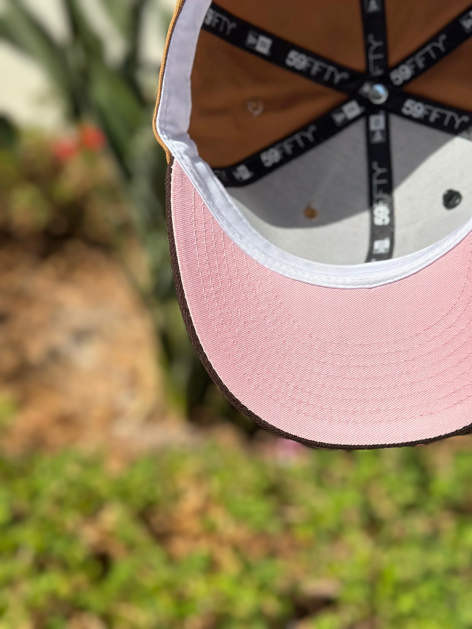 NEW ERA 59FIFTY TAN/WALNUT LOS ANGELES DODGERS W/ 1959 ALL STAR GAME SIDE PATCH - Image 7