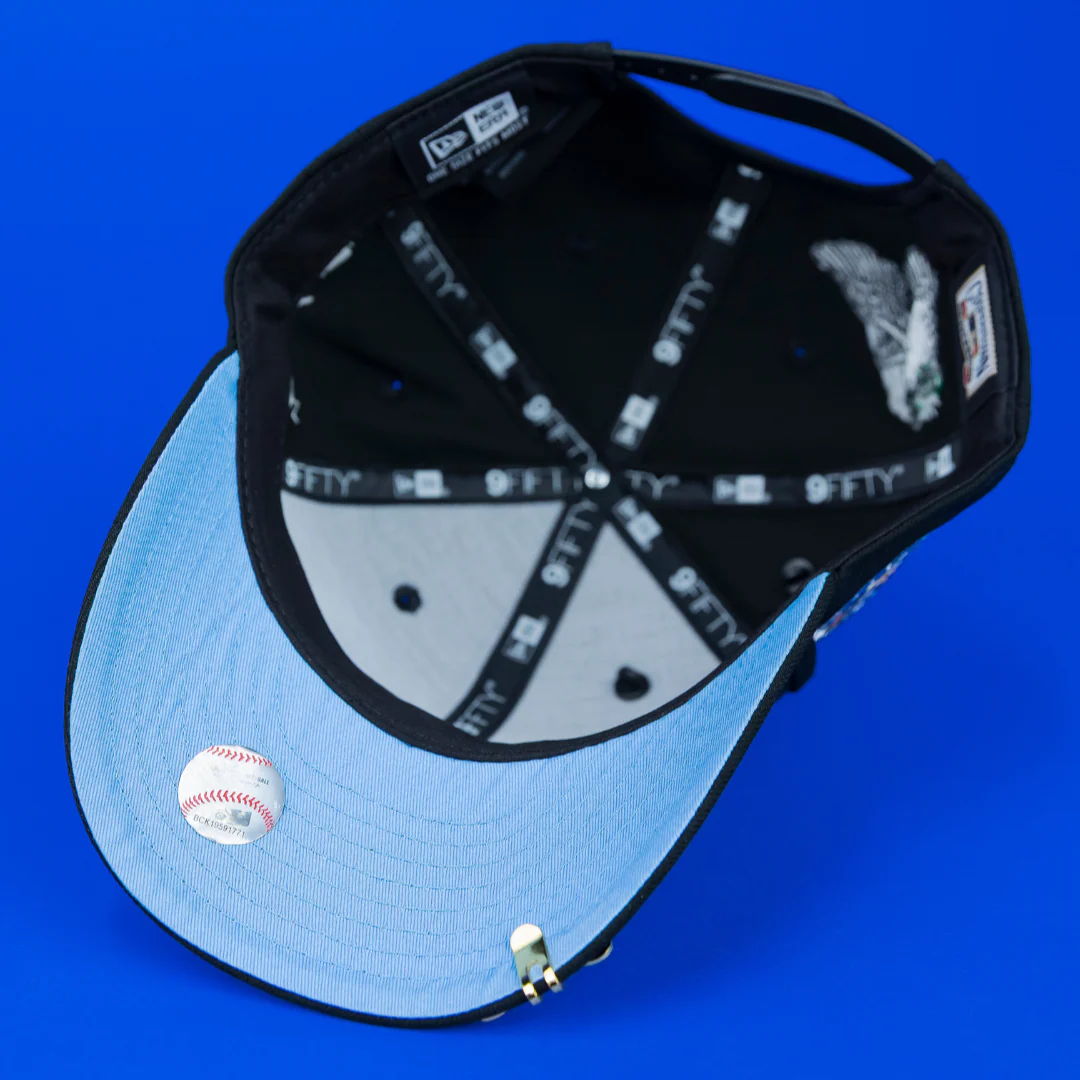 NEW ERA EXCLUSIVE 9FIFTY BLACK ATLANTA BRAVES "HEAVENLY CITY" SNAPBACK W/ 2017 INAUGURAL SESON SIDE PATCH *FREE BLIP INCLUDED - Image 5
