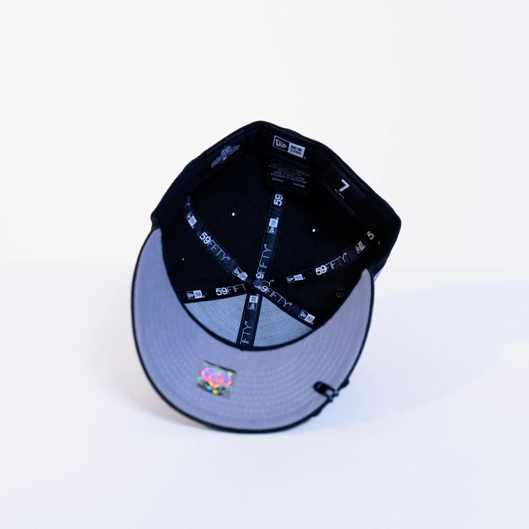 NEW ERA EXCLUSIVE 59FIFTY BLACK BIRMINGHAM BARONS W/ SOUTHERN LEAGUE SIDE PATCH - Image 5