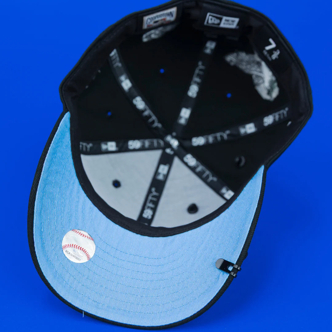 NEW ERA EXCLUSIVE 59FIFTY BLACK CHICAGO WHITE SOX "HEAVENLY CITY" W/ 1917 WORLD SERIES SIDE PATCH *FREE BLIP INCLUDED - Image 5