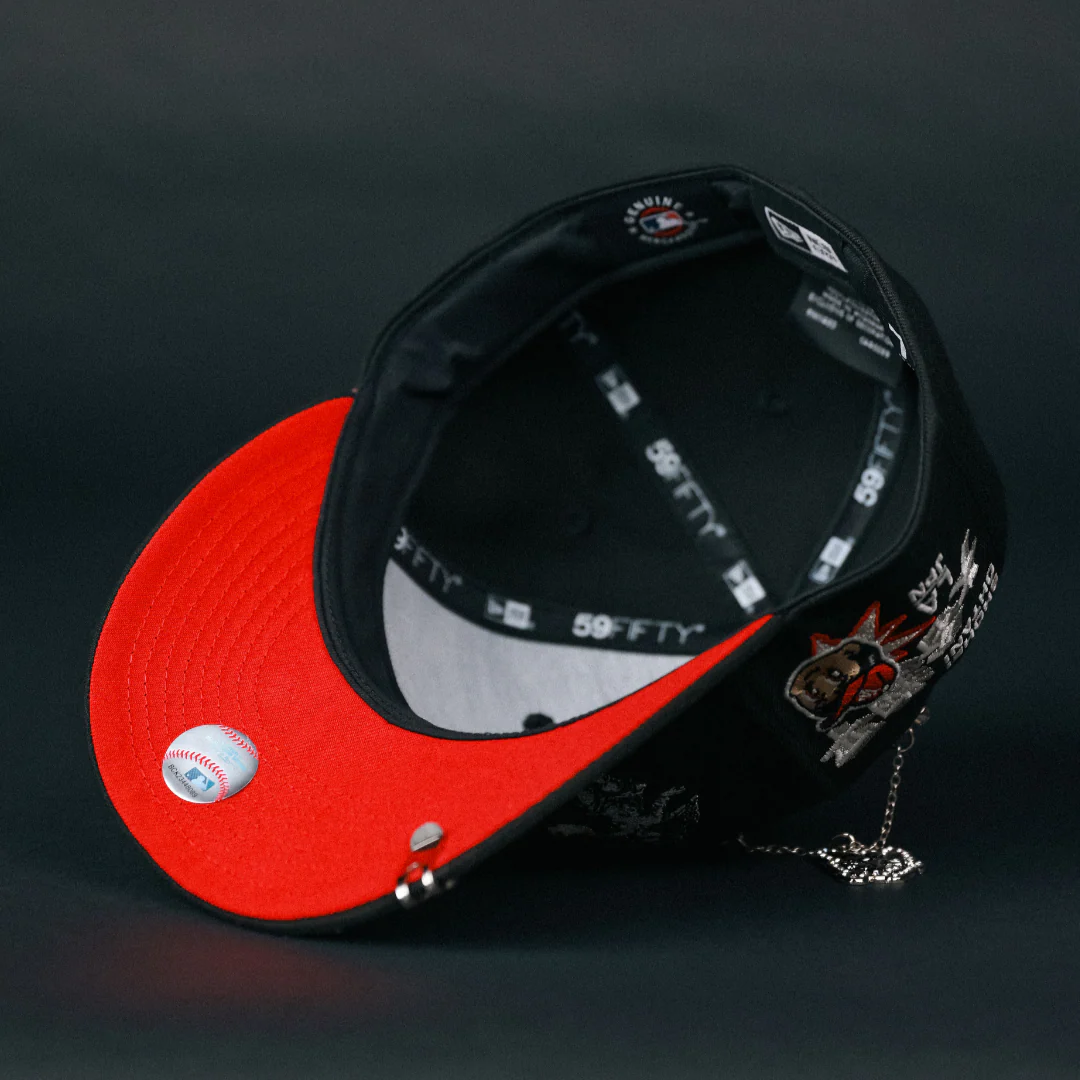 NEW ERA EXCLUSIVE 59FIFTY BLACKED OUT LOS ANGELES DODGERS "HEAVENLY CITY" W/ SHOHEI OHTANI SIDE PATCH - Image 5