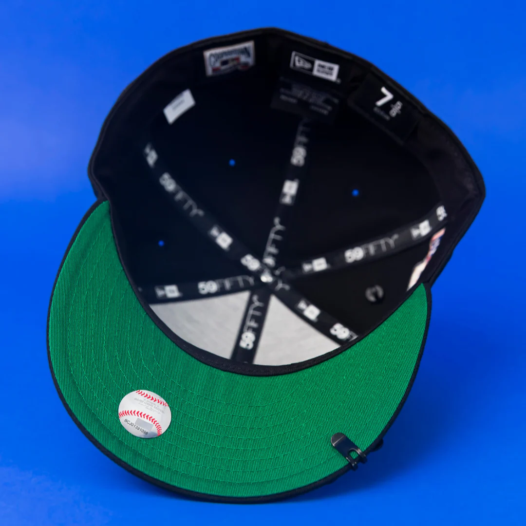 NEW ERA EXCLUSIVE 59FIFTY BLACK PHILADELPHIA PHILLIES W/ 1996 ALL STAR GAME PATCH - Image 5