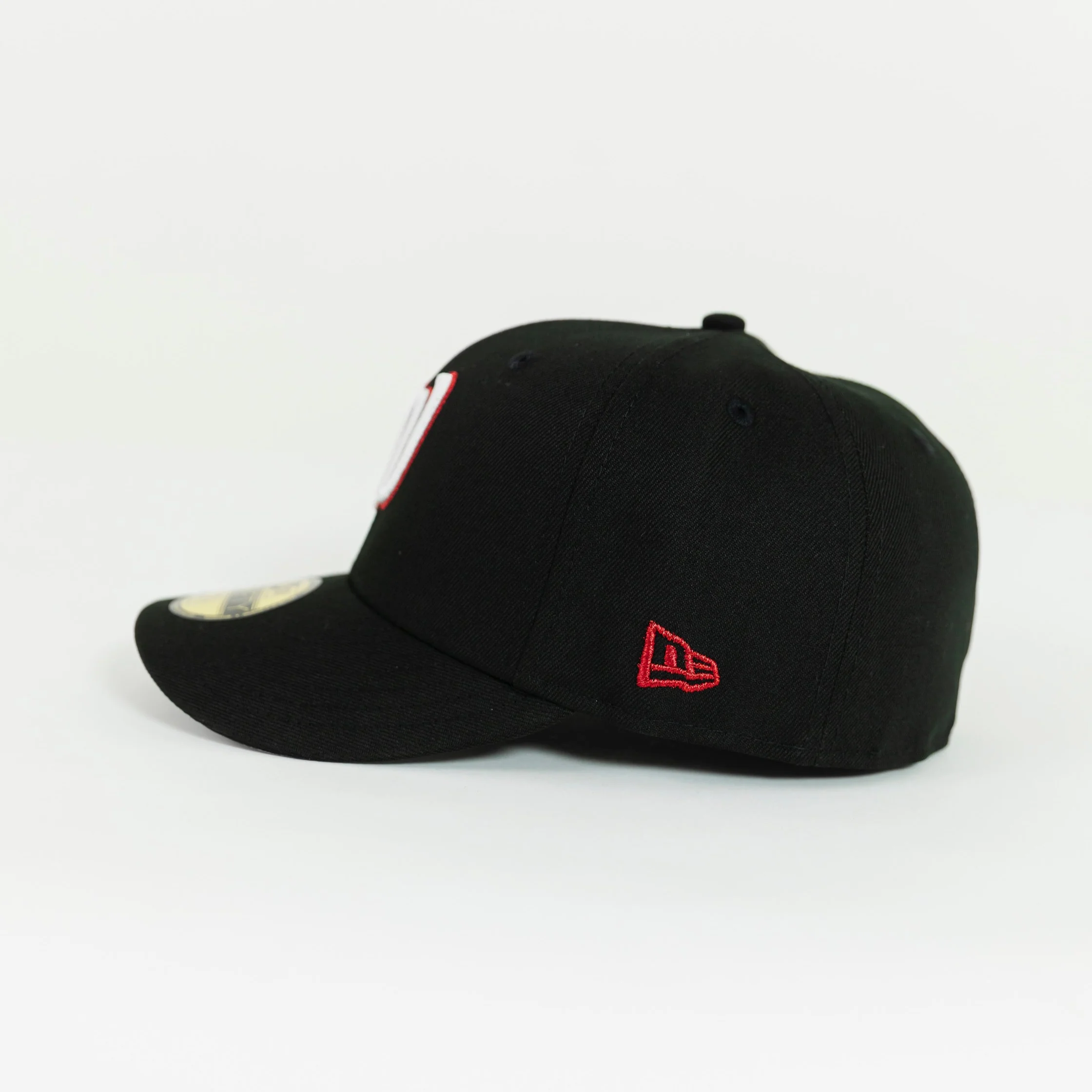 NEW ERA EXCLUSIVE 59FIFTY BLACK WASHINGTON NATIONALS W/ 45TH ANNIVERSARY SIDE PATCH - Image 3