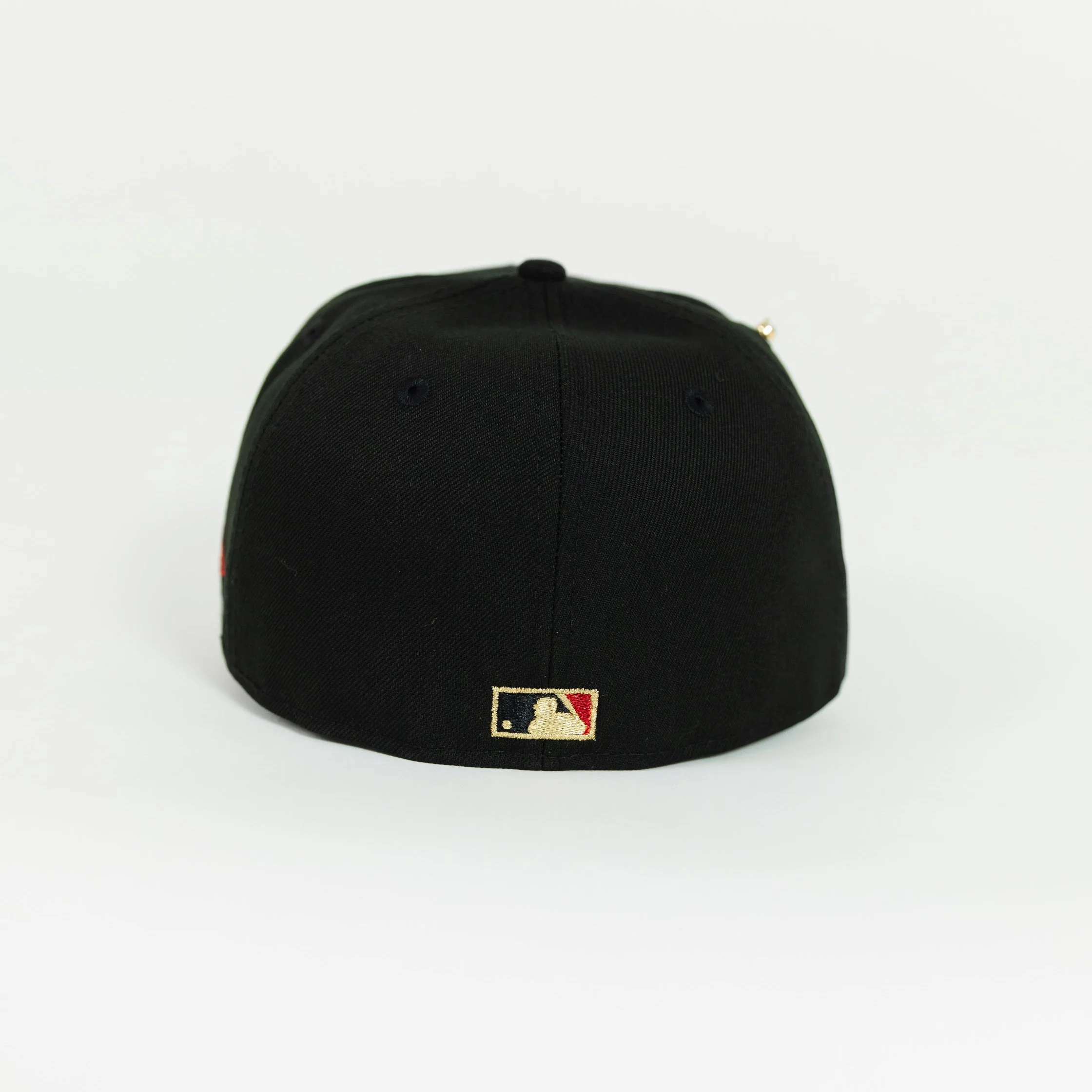 NEW ERA EXCLUSIVE 59FIFTY BLACK WASHINGTON NATIONALS W/ 45TH ANNIVERSARY SIDE PATCH - Image 4