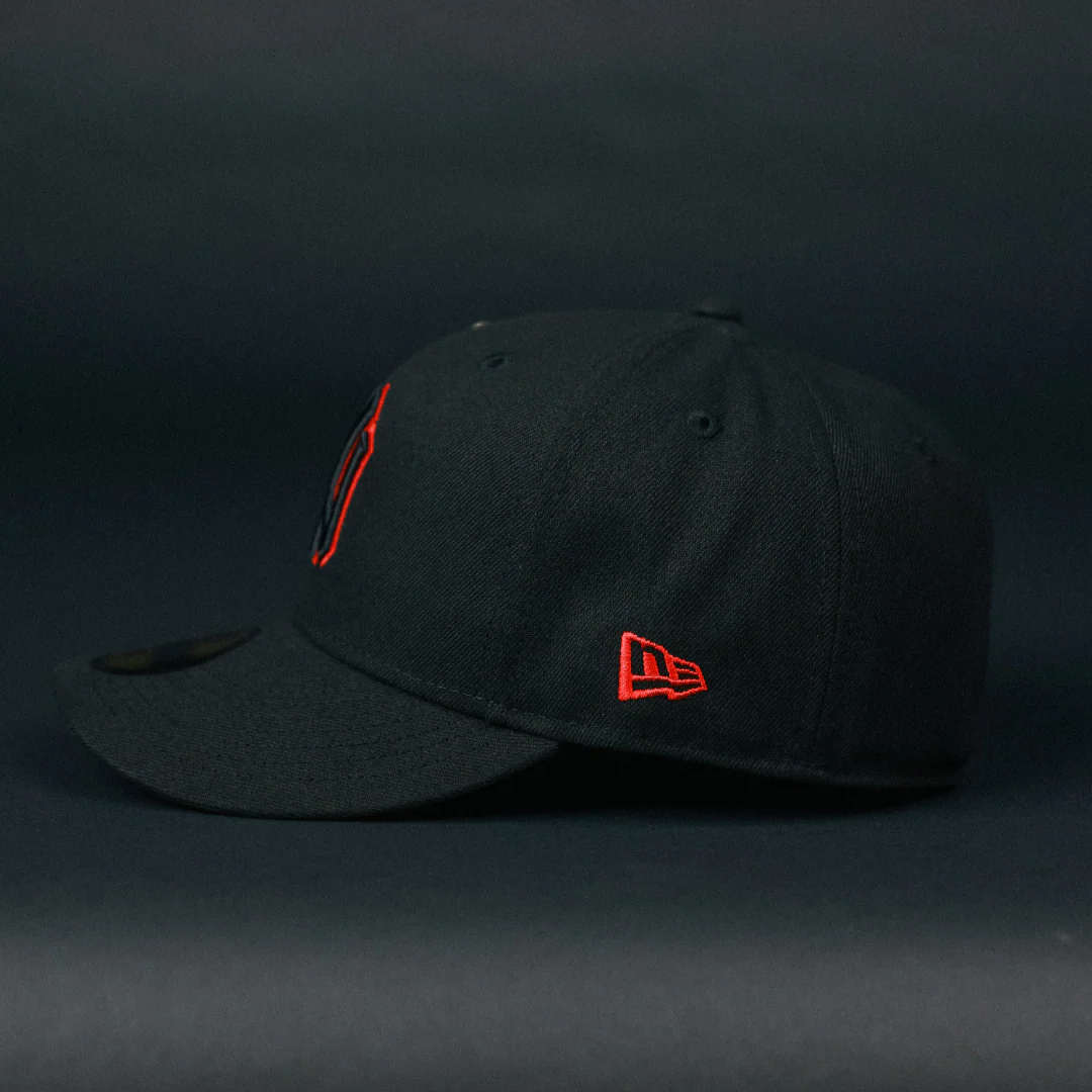 NEW ERA EXCLUSIVE 59FIFTY BLACKED OUT NEW YORK YANKEES W/ 1996 WORLD SERIES SIDE PATCH - Image 4