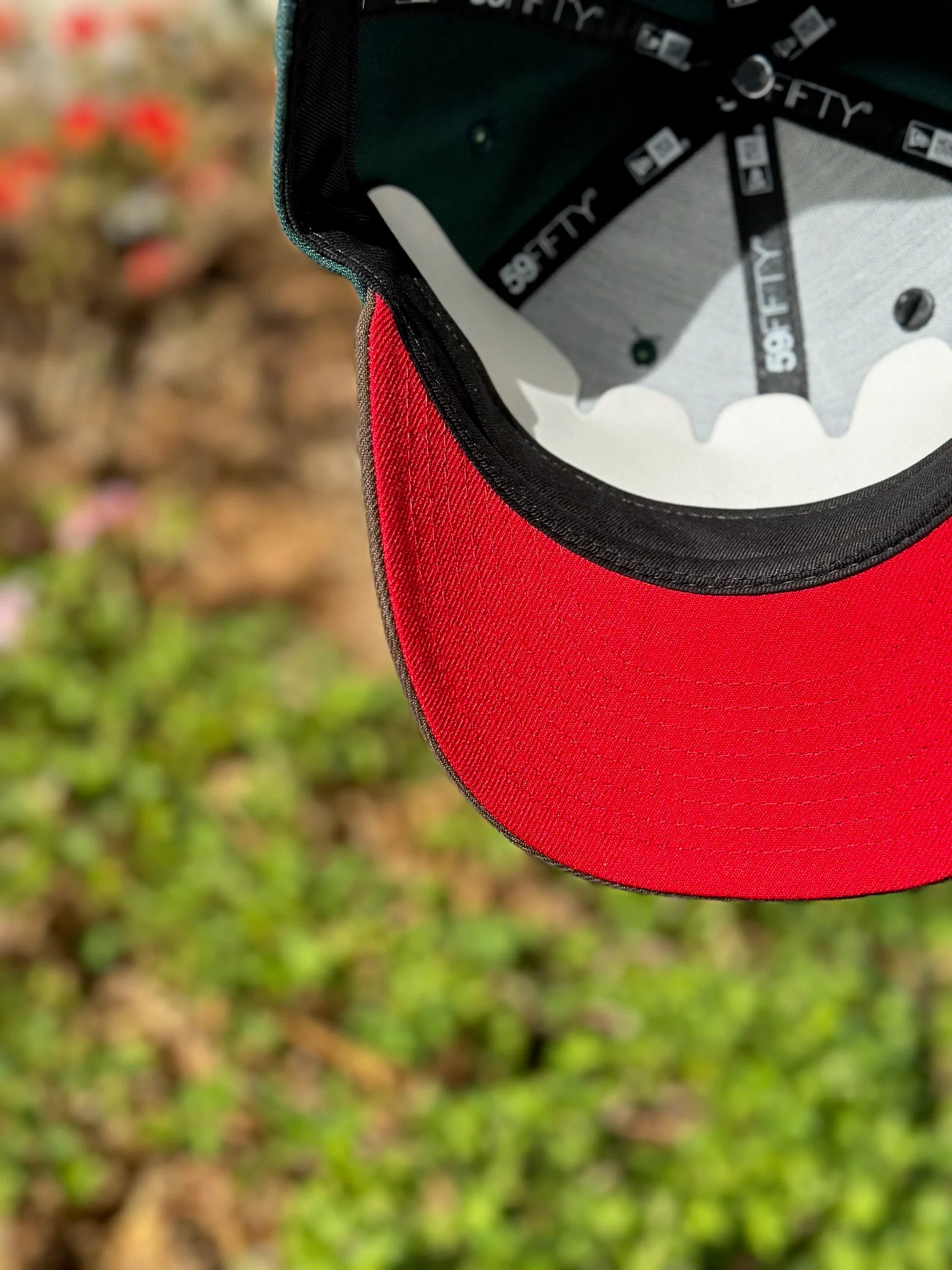 NEW ERA EXCLUSIVE 59FIFTY EMERALD GREEN/WALNUT"CLUB AMERICA" W/ MEXICO FLAG SIDE PATCH - Image 7
