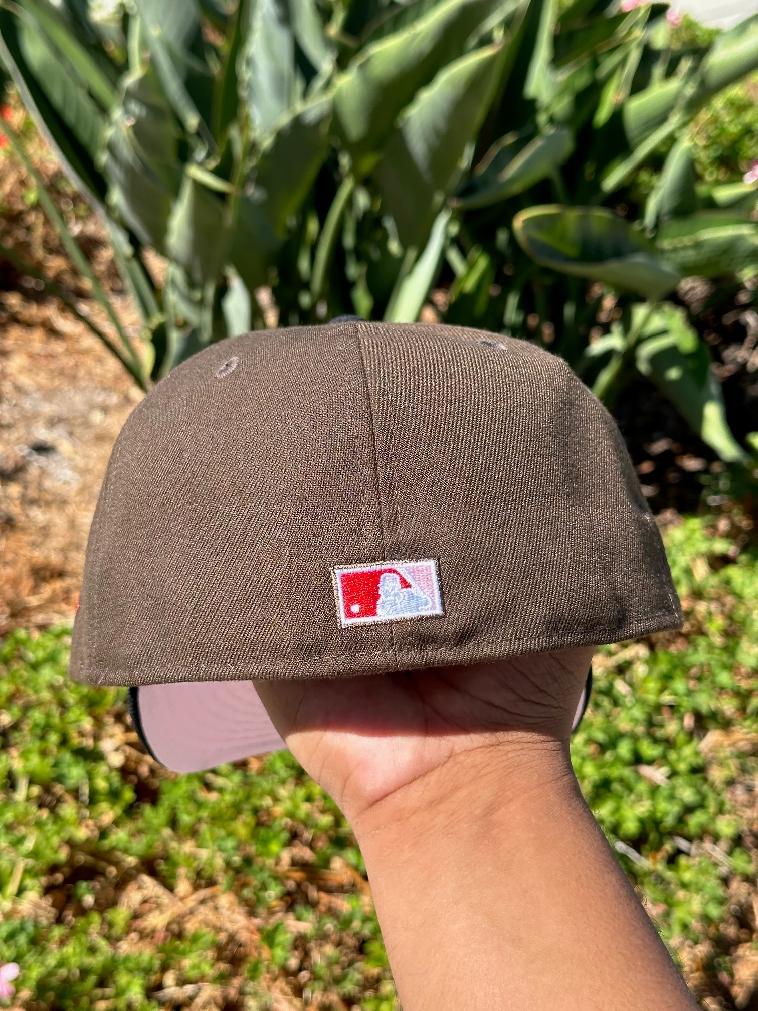 NEW ERA EXCLUSIVE 59FIFTY MOCHA/BLACK TAMPA BAY RAYS W/ 1998 INAUGURAL  SEASON SIDE PATCH - Image 7