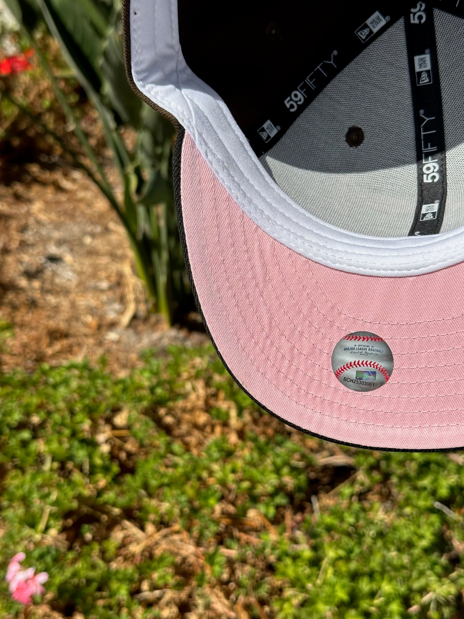 NEW ERA EXCLUSIVE 59FIFTY MOCHA/BLACK TAMPA BAY RAYS W/ 1998 INAUGURAL  SEASON SIDE PATCH - Image 8