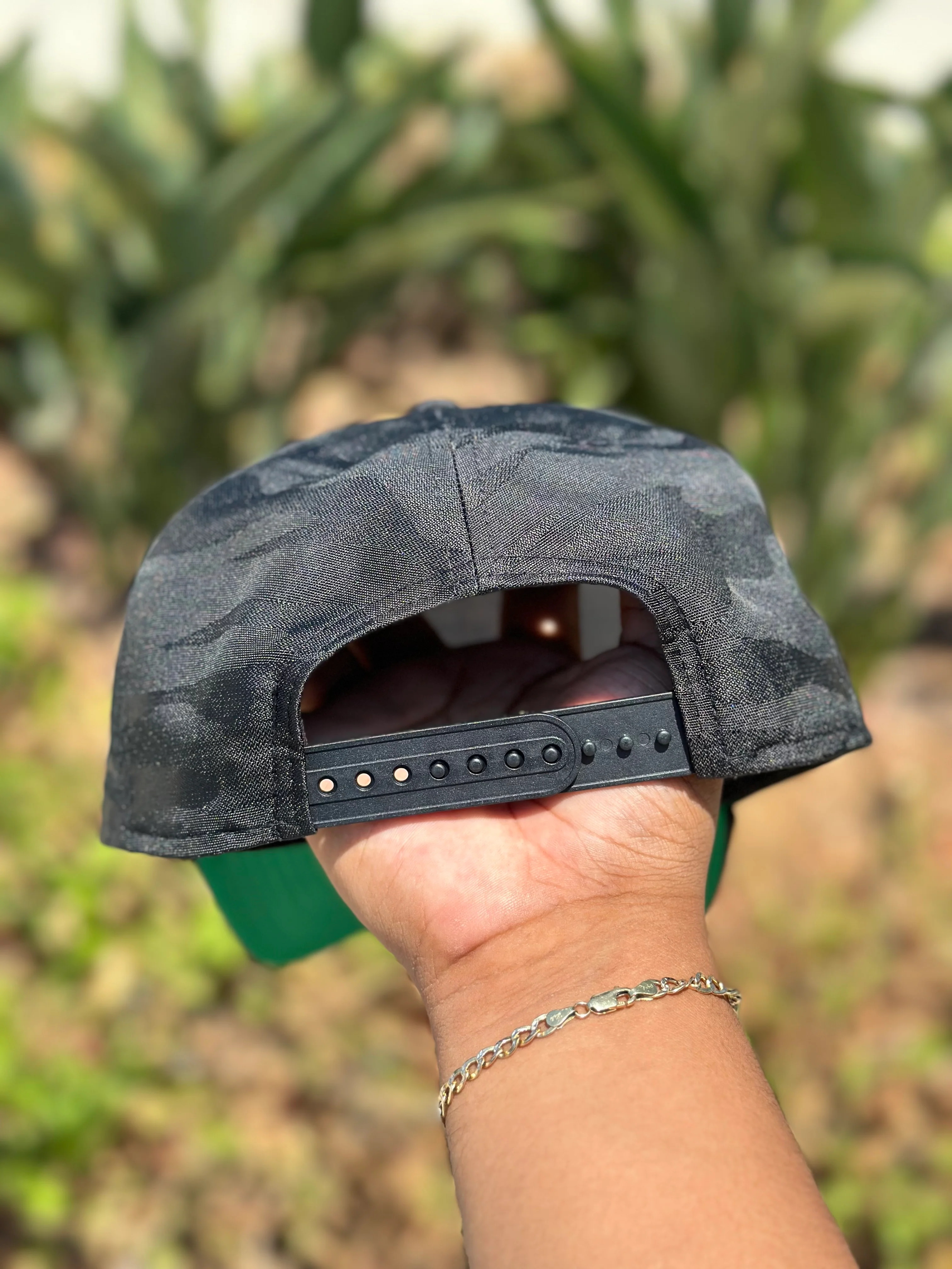 NEW ERA EXCLUSIVE 9FIFTY A-FRAME BLACK CAMO "CLUB TIGRES UANL" SNAPBACK W/ MEXICO FLAG SIDE PATCH - Image 7