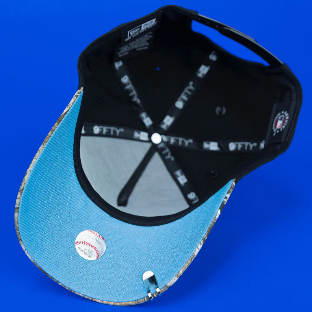 NEW ERA EXCLUSIVE 9FIFTY A-FRAME BLACK/ REALTREE LOS ANGELES DODGERS "HEAVENLY CITY" W/ SHOHEI OHTANI 50-50 CLUB SIDE PATCH *FREE BLIP INCLUDED - Image 5