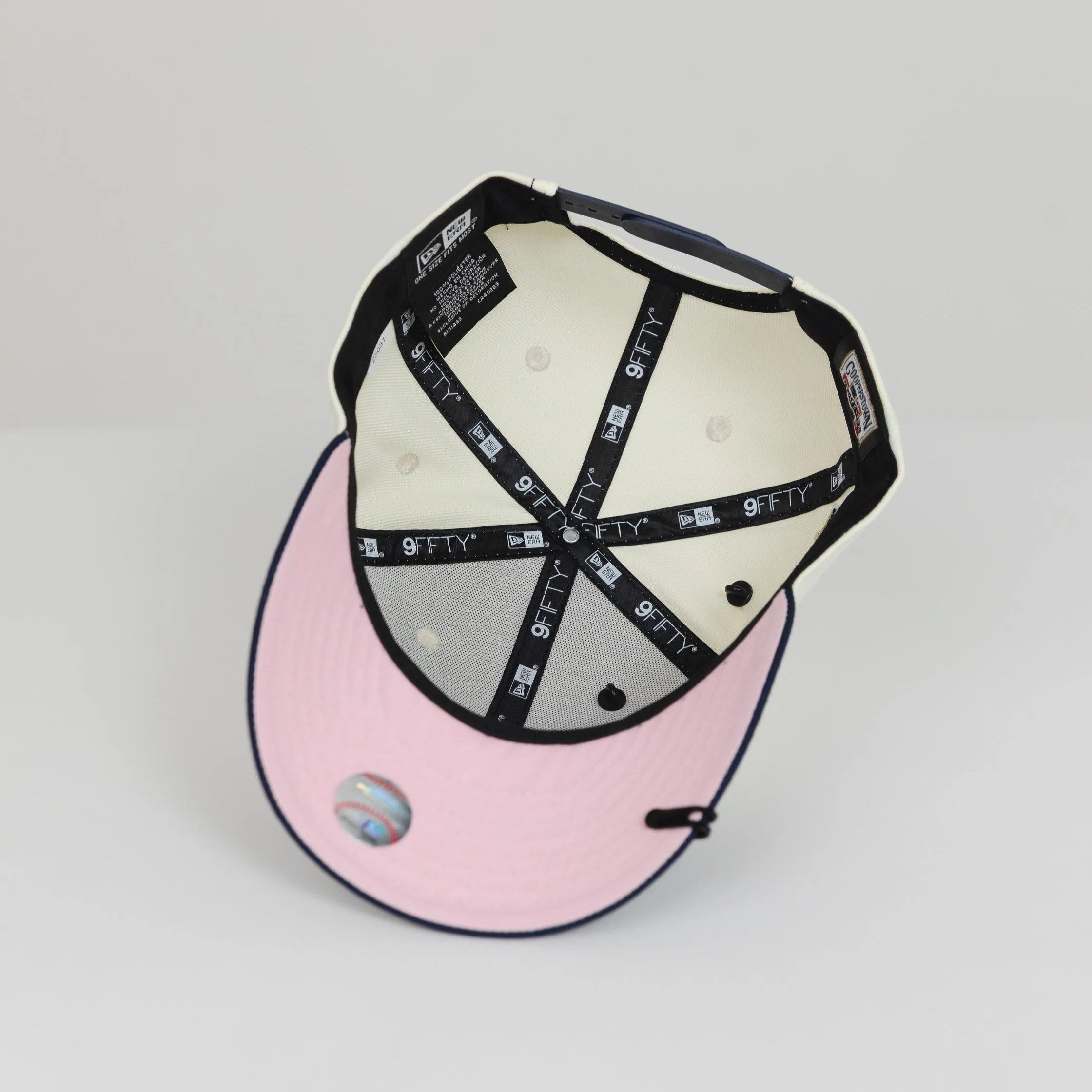 NEW ERA EXCLUSIVE 9FIFTY CHROME/ NAVY ATLANTA BRAVES SNAPBACK W/ 2000 ALL STAR GAME SIDE PATCH - Image 5