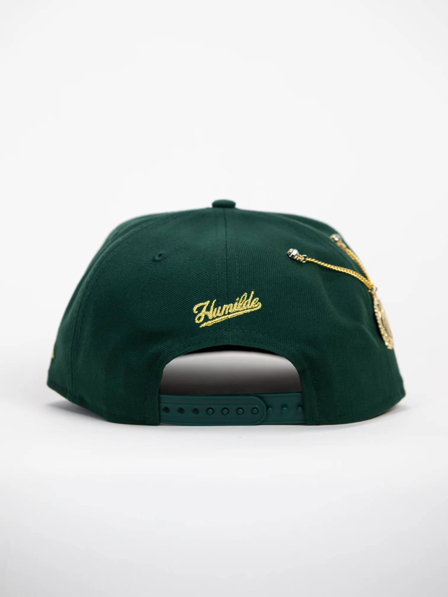 NEW* "RANCHO HUMILDE x NEW ERA x CAP CITY" FOREST GREEN 9FIFTY A-FRAME W/ MEXICAN FLAG & GREY UV *FREE ACCESSORY INCLUDED - Image 4