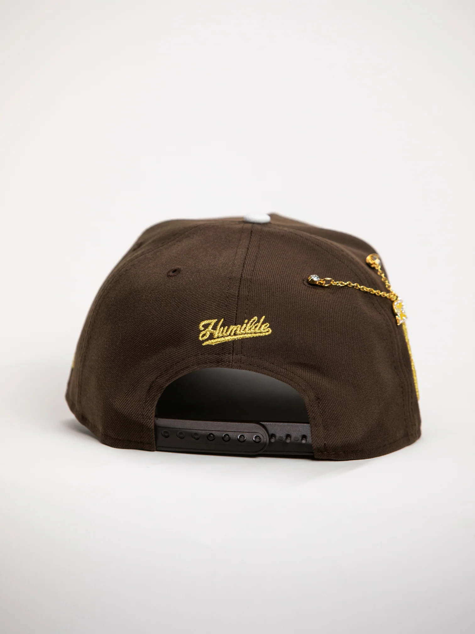 NEW* "RANCHO HUMILDE x NEW ERA x CAP CITY" BROWN SAN JUDAS 9FIFTY A-FRAME W/ RANCHO LOGO & GREY UV *FREE ACCESSORY INCLUDED - Image 4