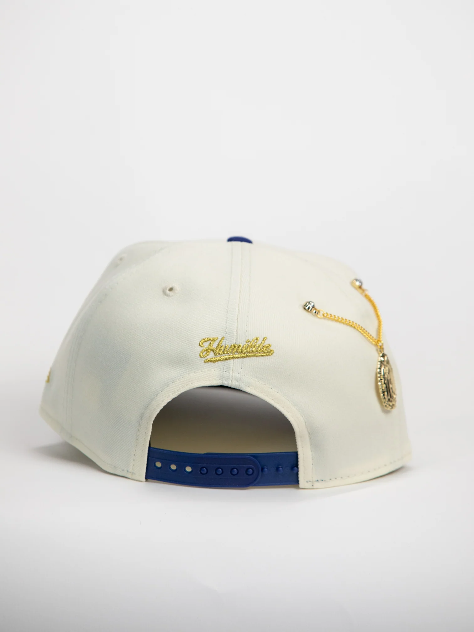 NEW* "RANCHO HUMILDE x NEW ERA x CAP CITY" WHITE/BLUE 9FIFTY A-FRAME W/ MEXICAN FLAG & GREY UV *FREE ACCESSORY INCLUDED - Image 4